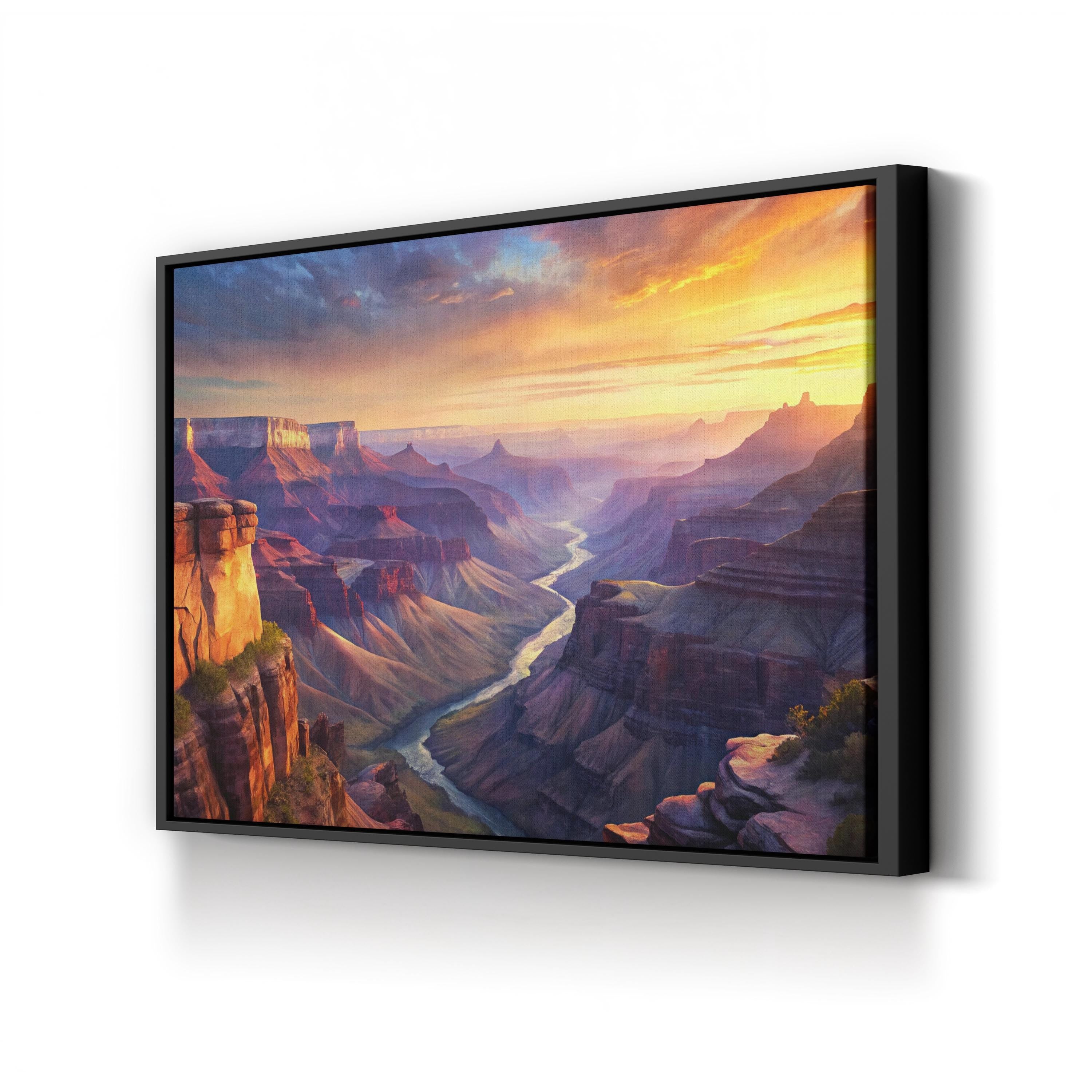 Red Rock Canyon – Vintage Photography Wall Art | Desert Landscape Canvas Print