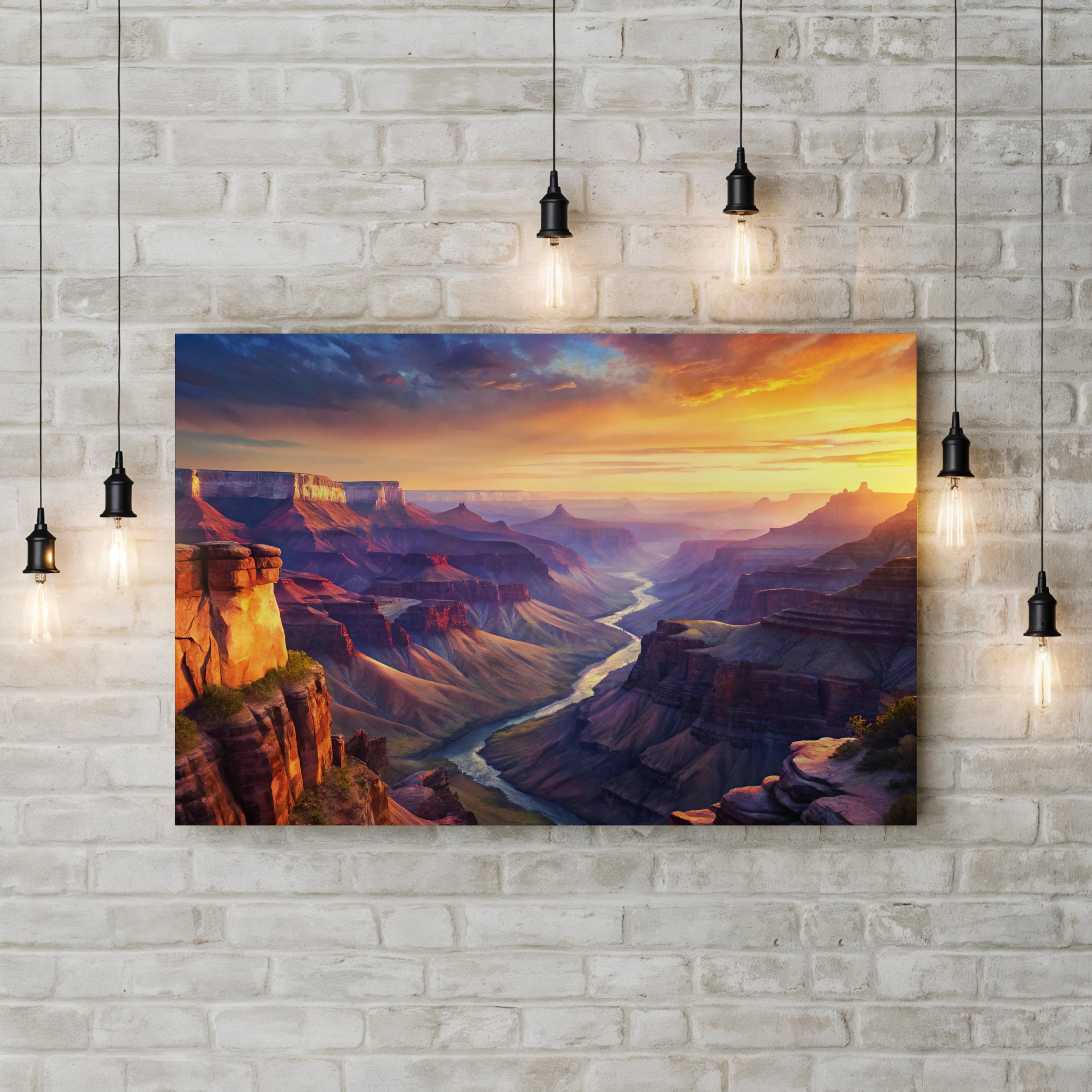 Red Rock Canyon – Vintage Photography Wall Art | Desert Landscape Canvas Print