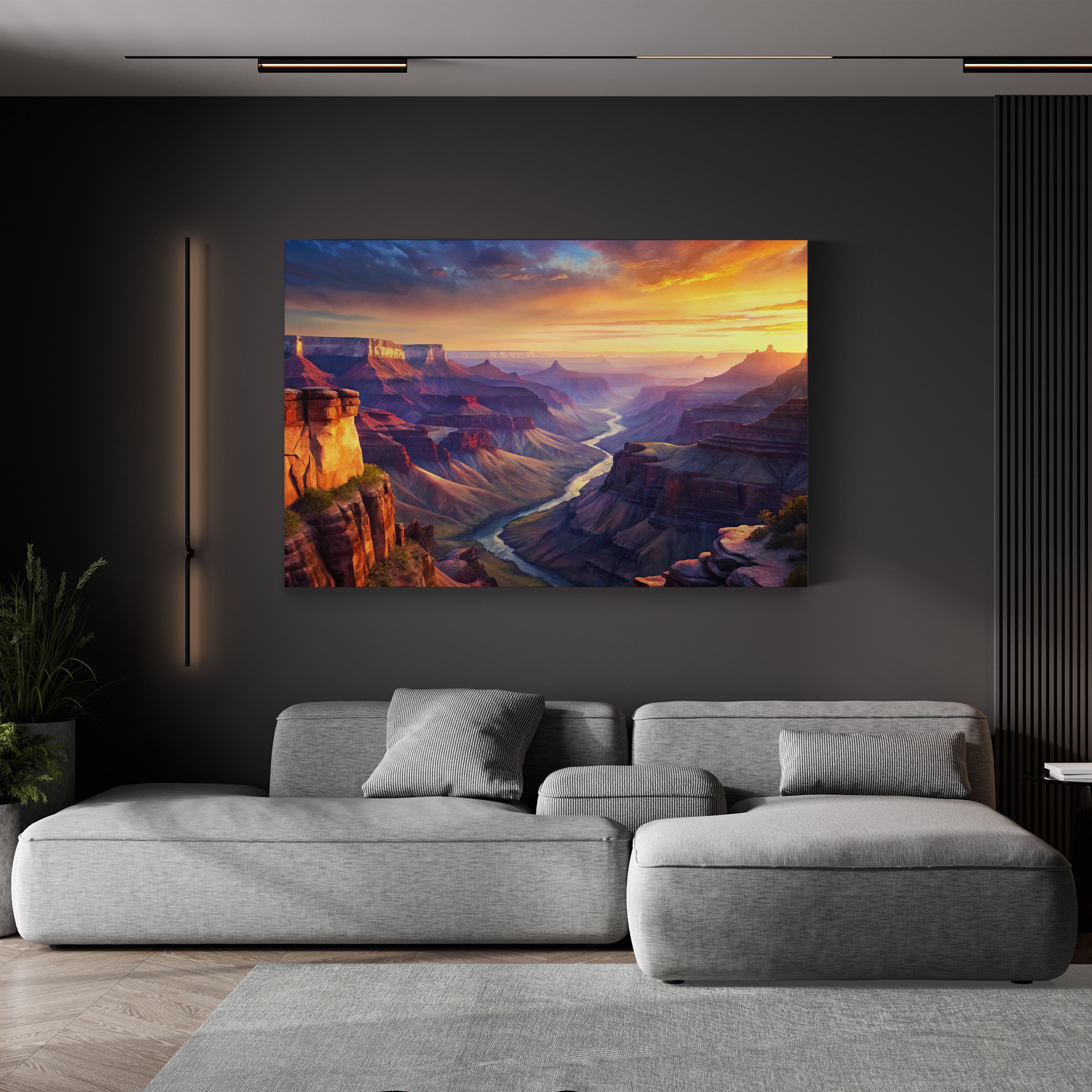 Red Rock Canyon – Vintage Photography Wall Art | Desert Landscape Canvas Print