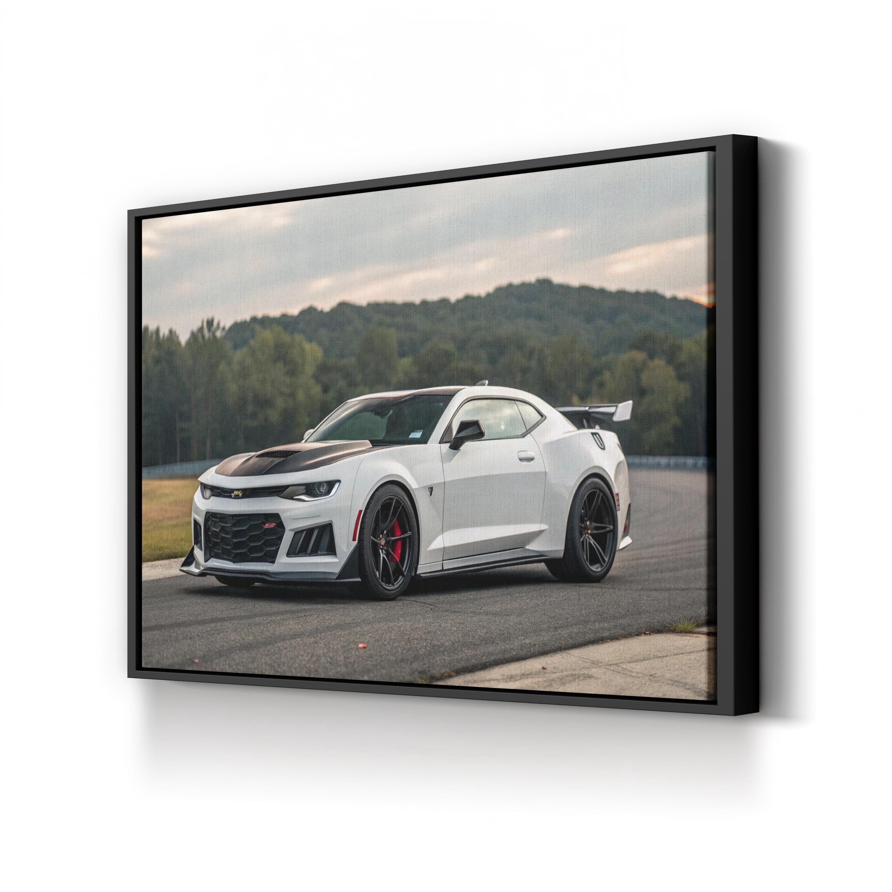 Chevrolet Camaro ZL1 Wall Art — Contemporary American Muscle Car Canvas Print