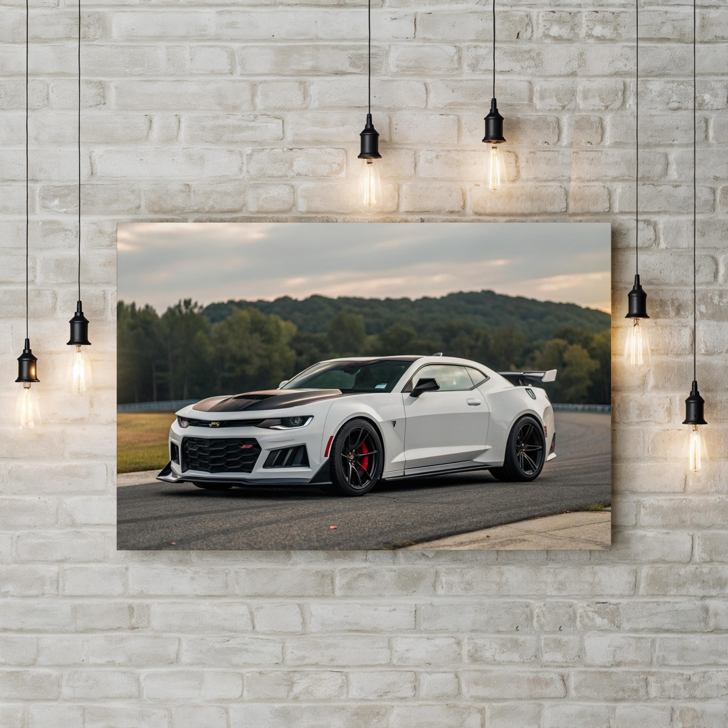 Chevrolet Camaro ZL1 Wall Art — Contemporary American Muscle Car Canvas Print