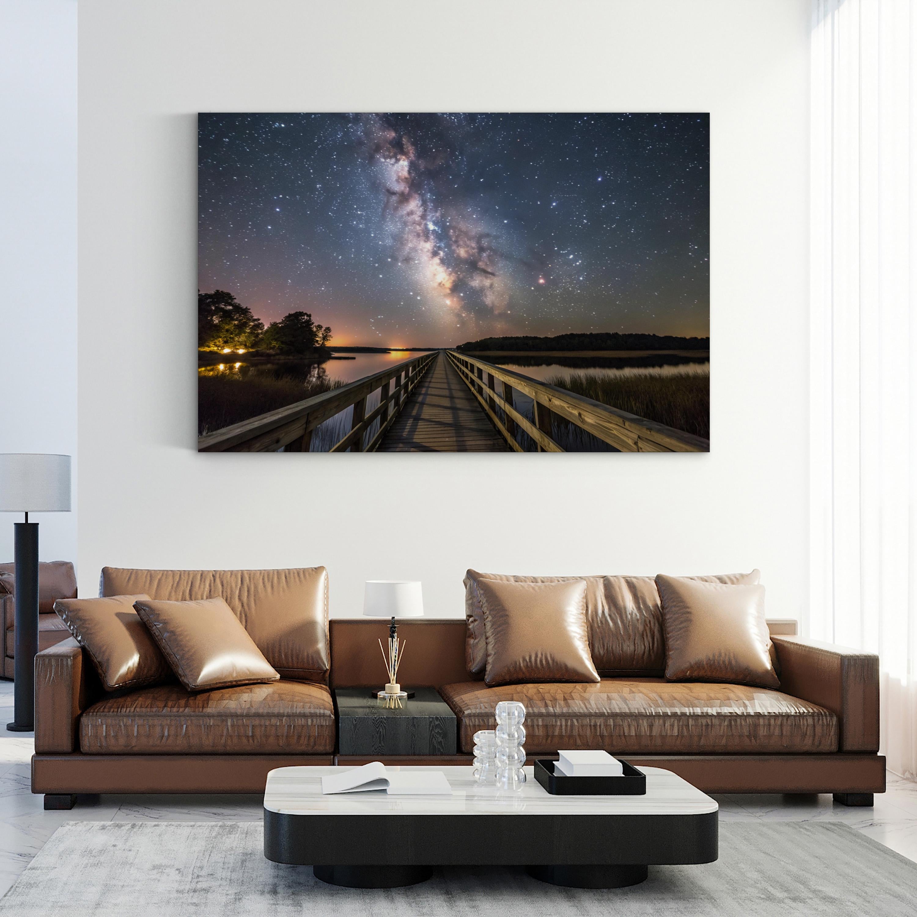Deep Space Nebula – Vintage Photography Wall Art | Cosmic Astronomy Canvas Print
