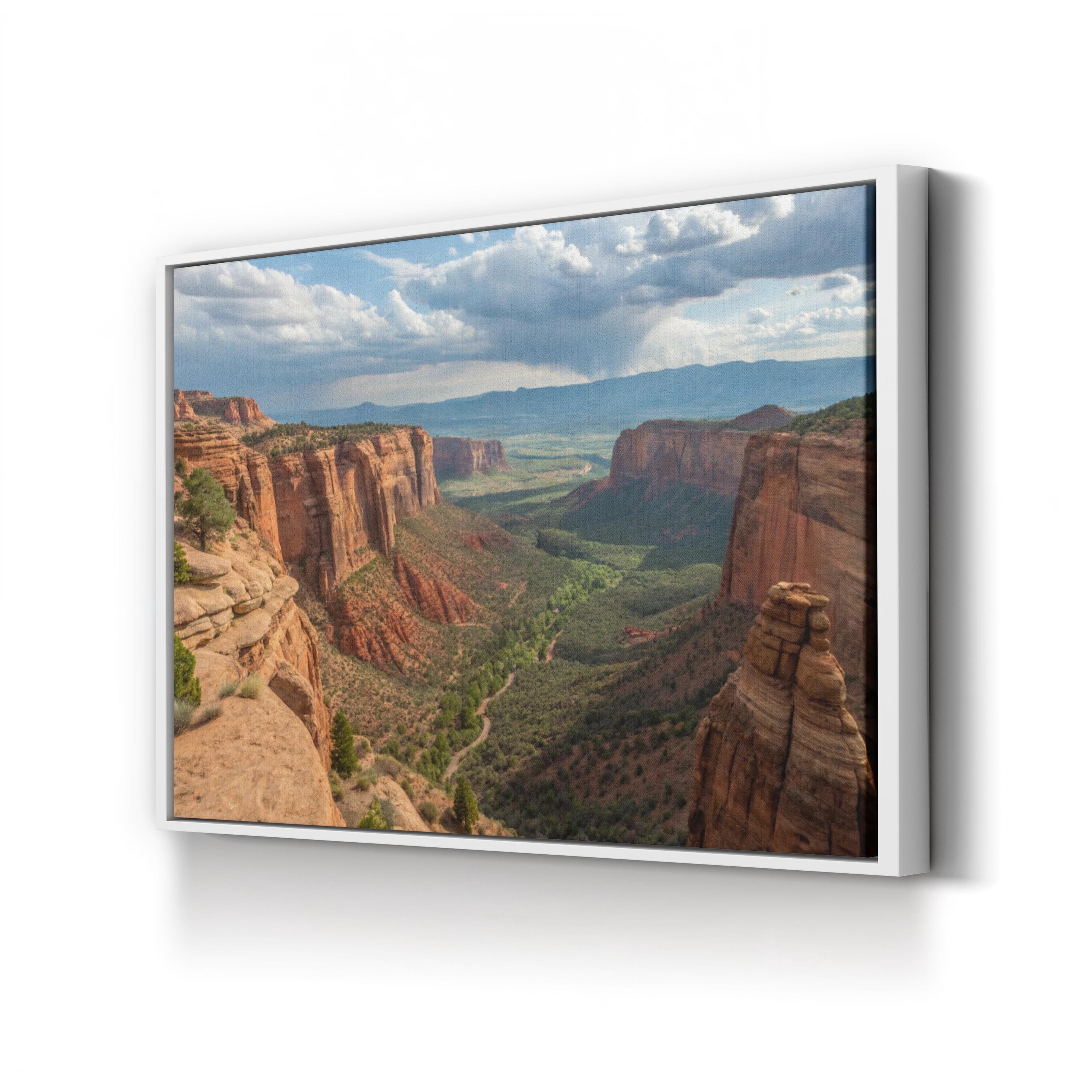 Colorado National Monument – Vintage Photography Wall Art | Desert Canyon Canvas Print