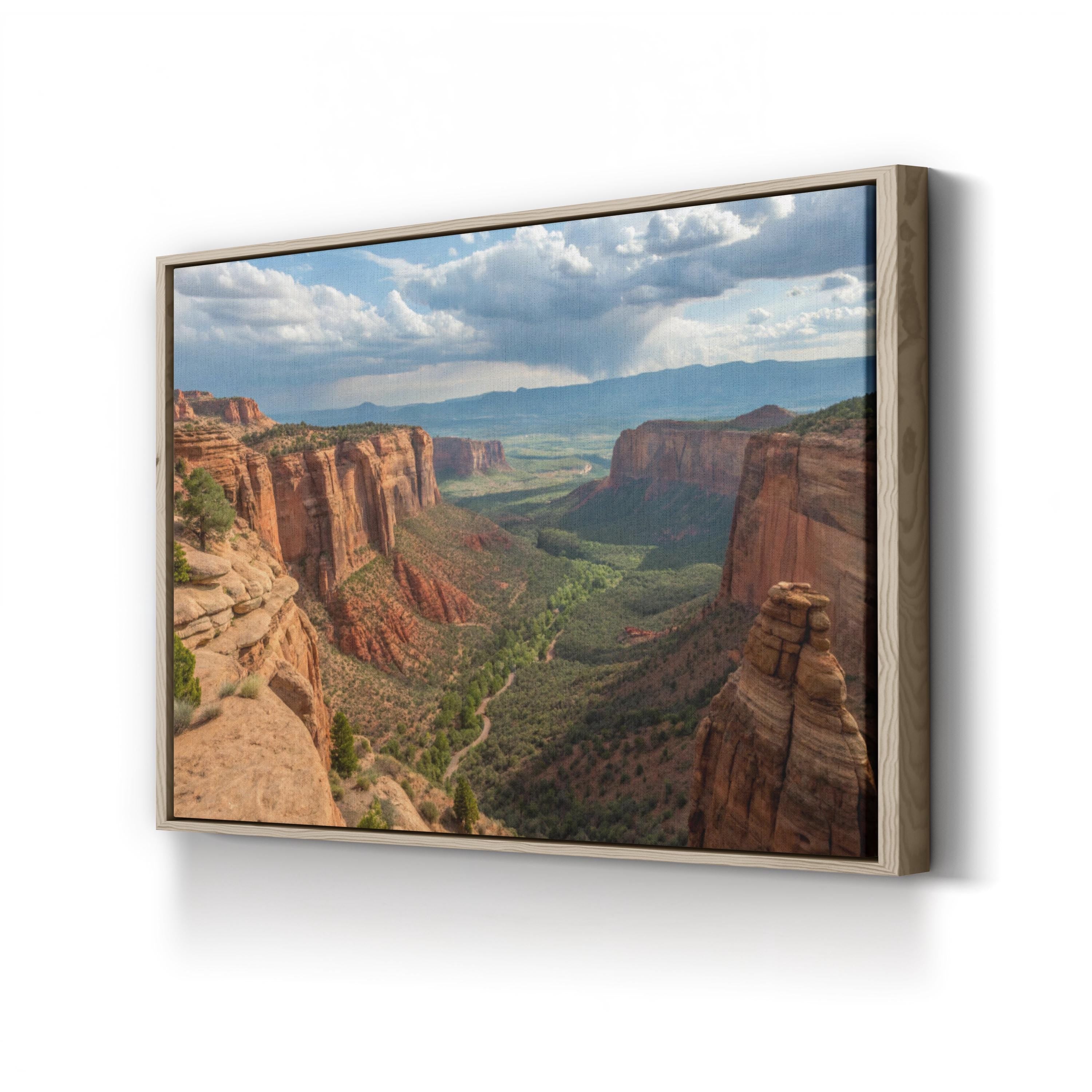 Colorado National Monument – Vintage Photography Wall Art | Desert Canyon Canvas Print