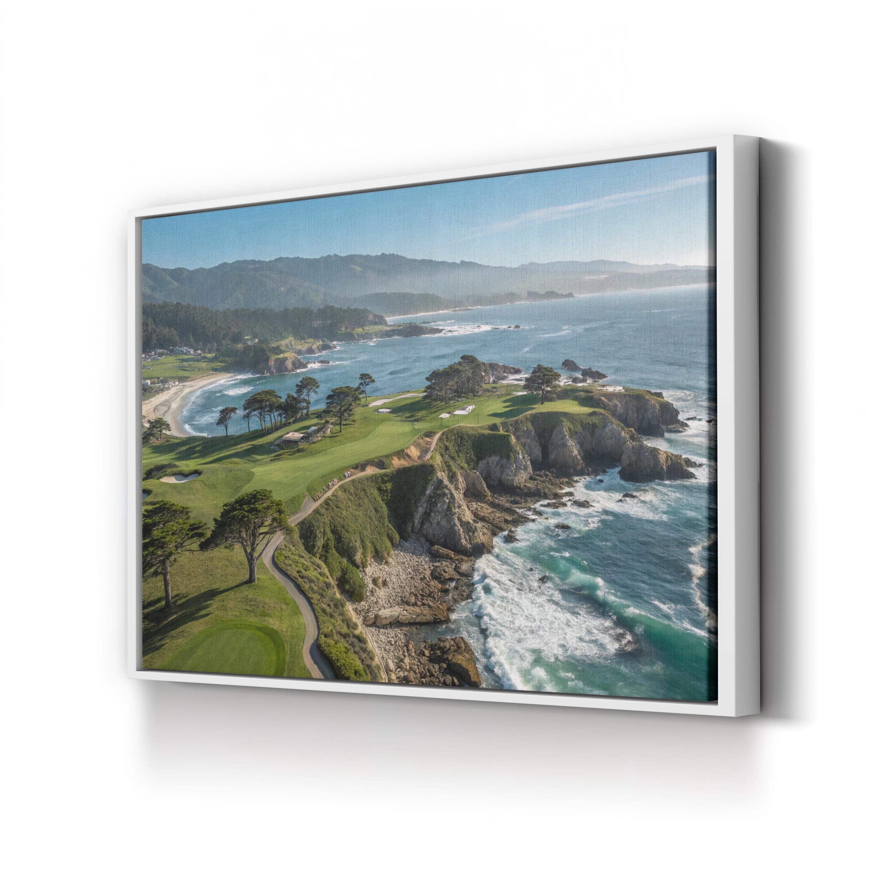 Cypress Point, Pebble Beach California — Five-Piece Coastal Landscape Canvas Wall Art