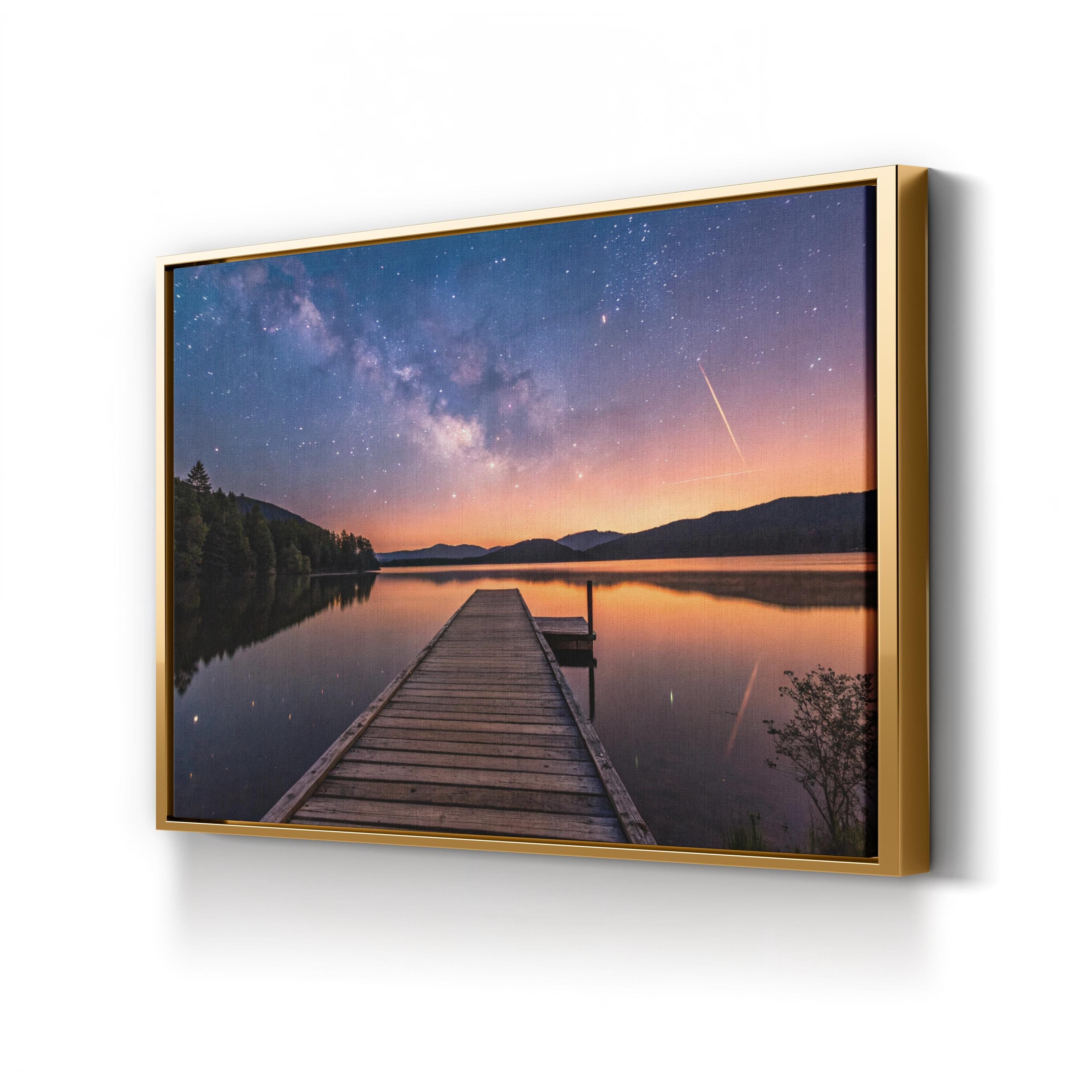 Milky Way Canvas Art – Starry Night Sky Photography