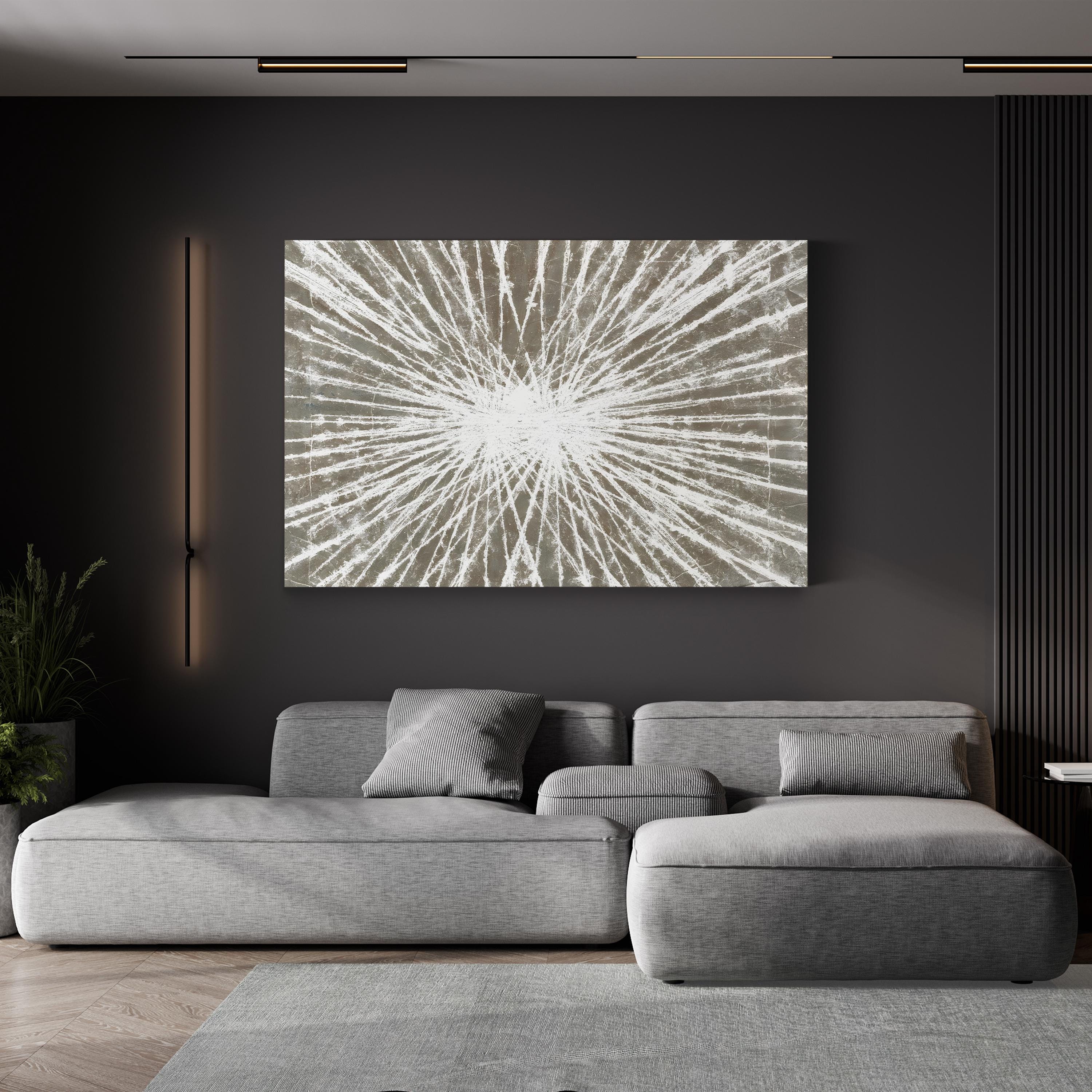 White Burst II Wall Art by Studio W