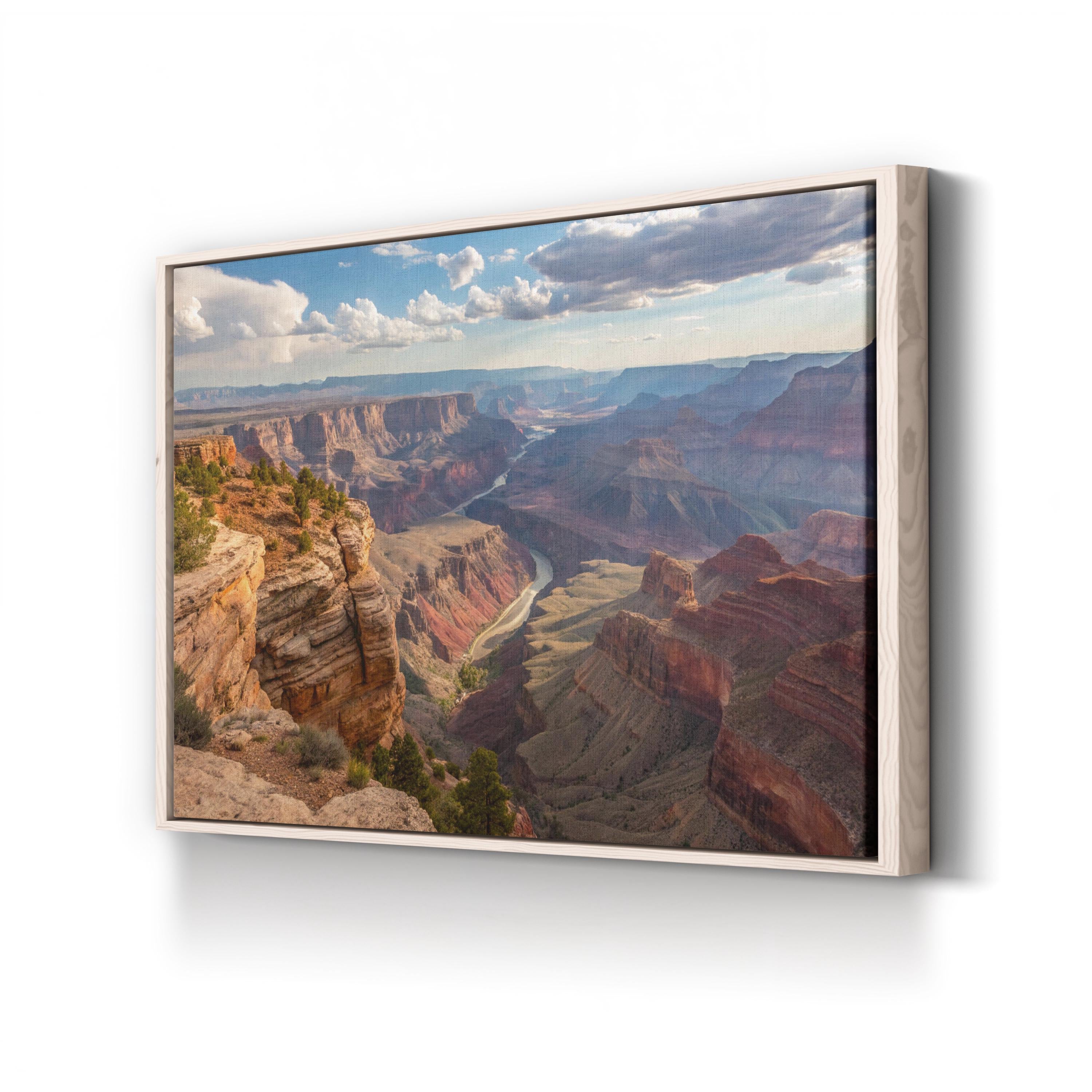 Grand Canyon Vista – Vintage Photography Wall Art | Desert Landscape Canvas Print