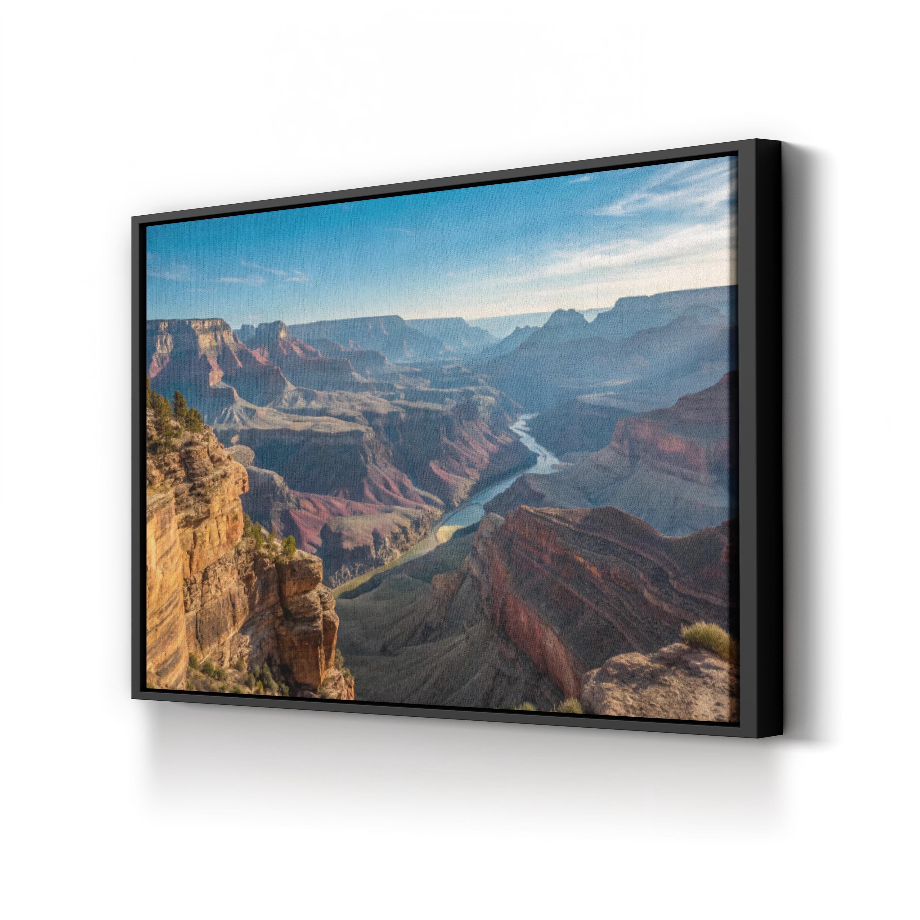 Grand Canyon Desert Landscape – Vintage Photography Wall Art | National Park Canvas Print