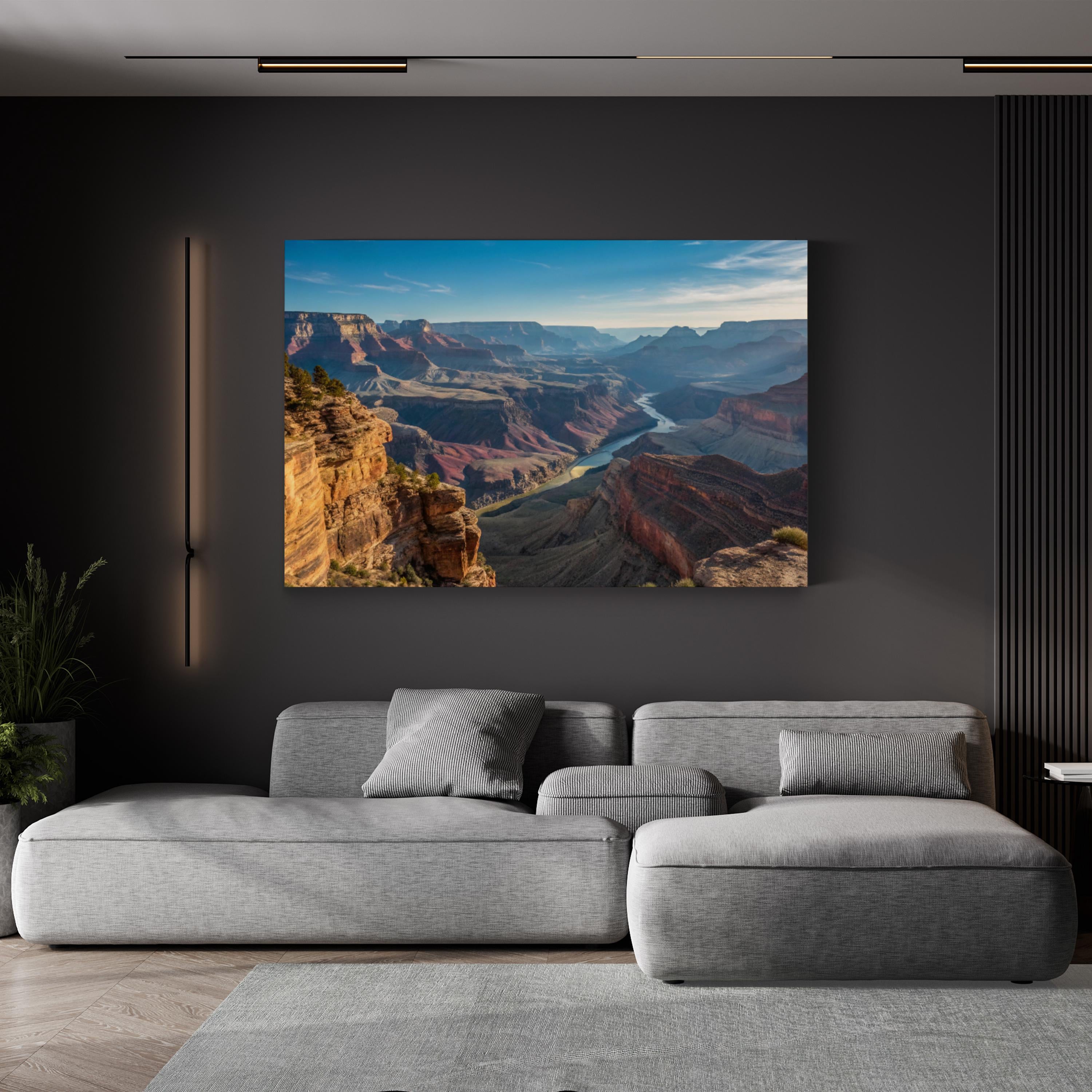 Grand Canyon Desert Landscape – Vintage Photography Wall Art | National Park Canvas Print