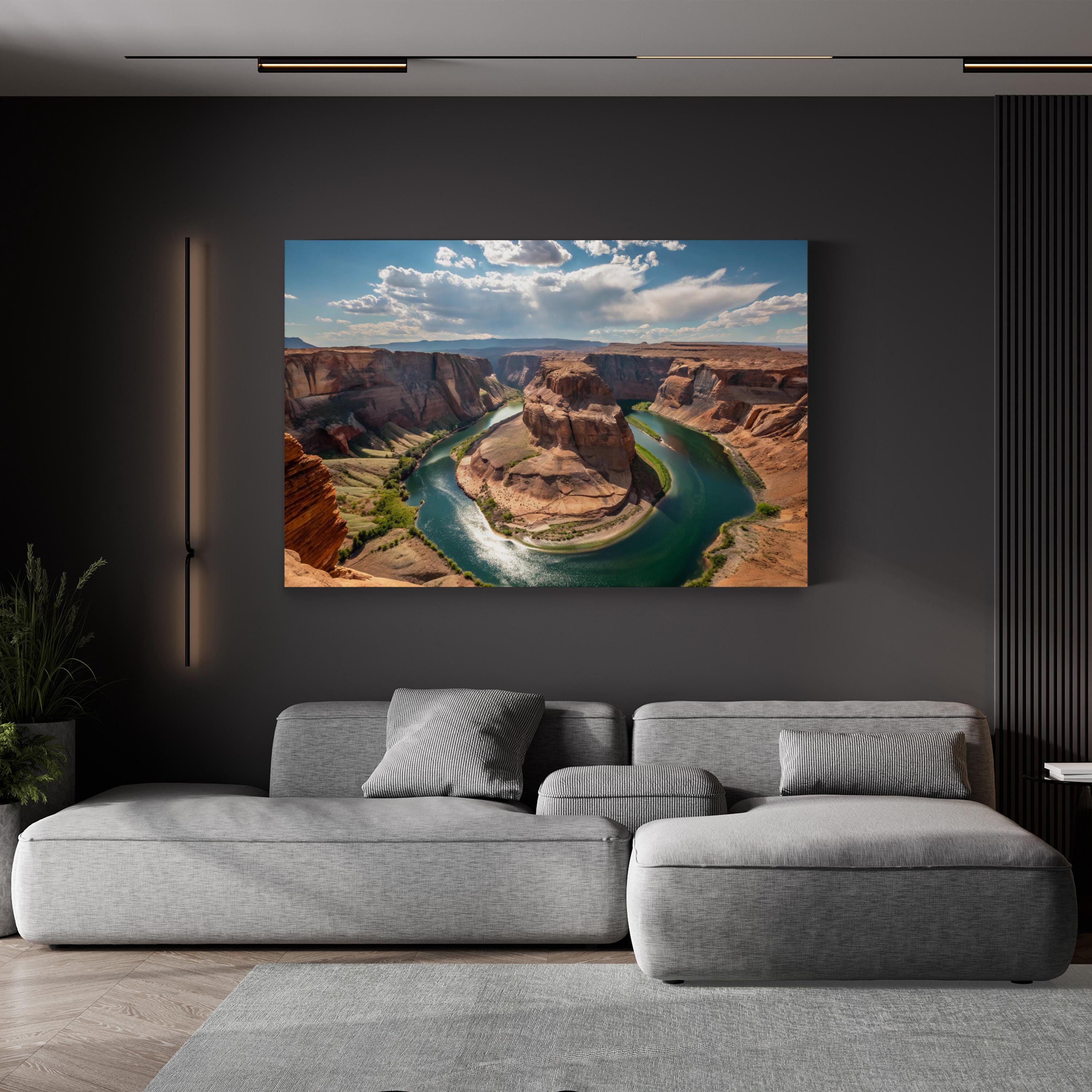 Grand Canyon Colorado River – Vintage Photography Wall Art | National Park Canvas Print