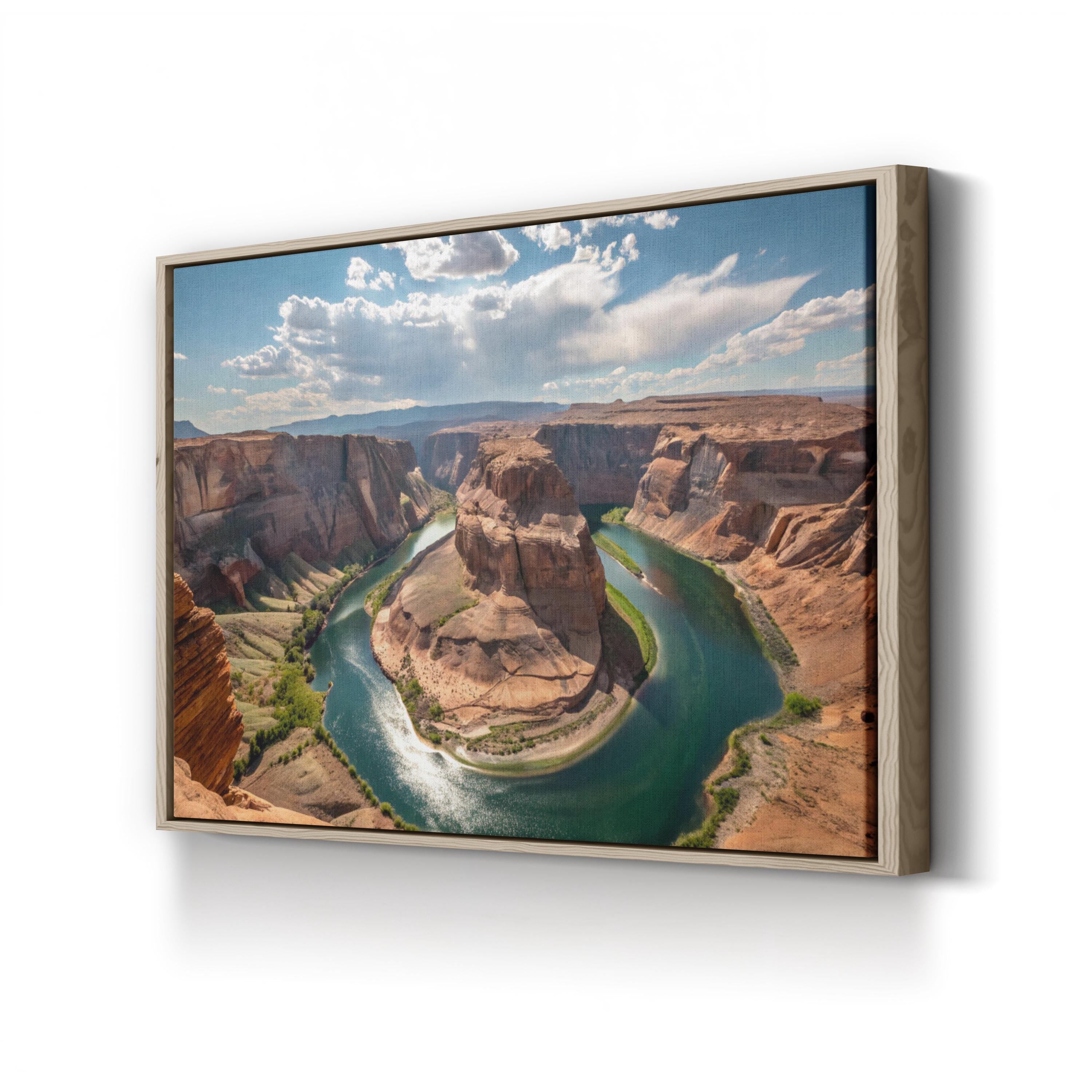 Grand Canyon Colorado River – Vintage Photography Wall Art | National Park Canvas Print