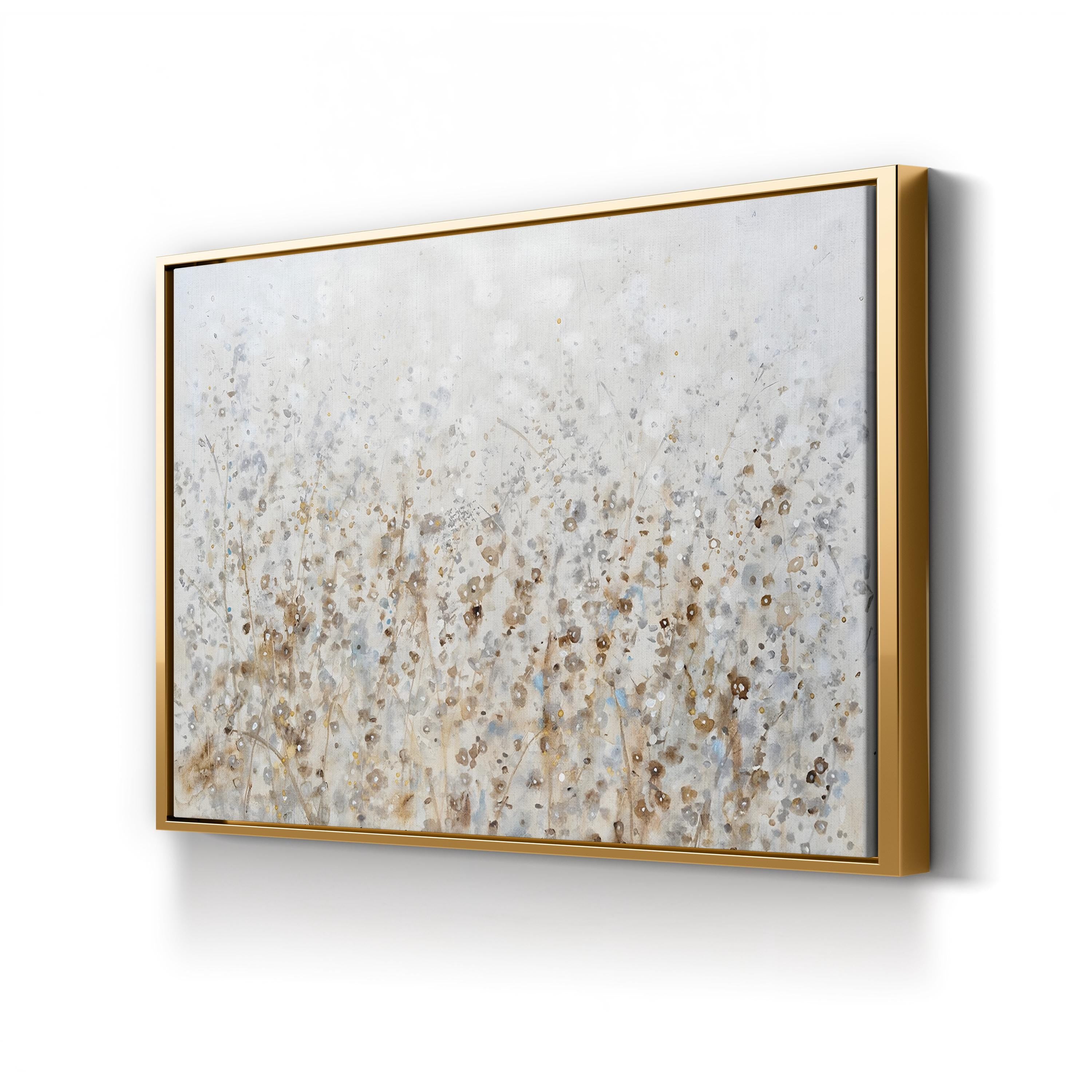 Rustic Wildflower Bloom – Period Illustration Wall Art | Elegant Floral Canvas Print
