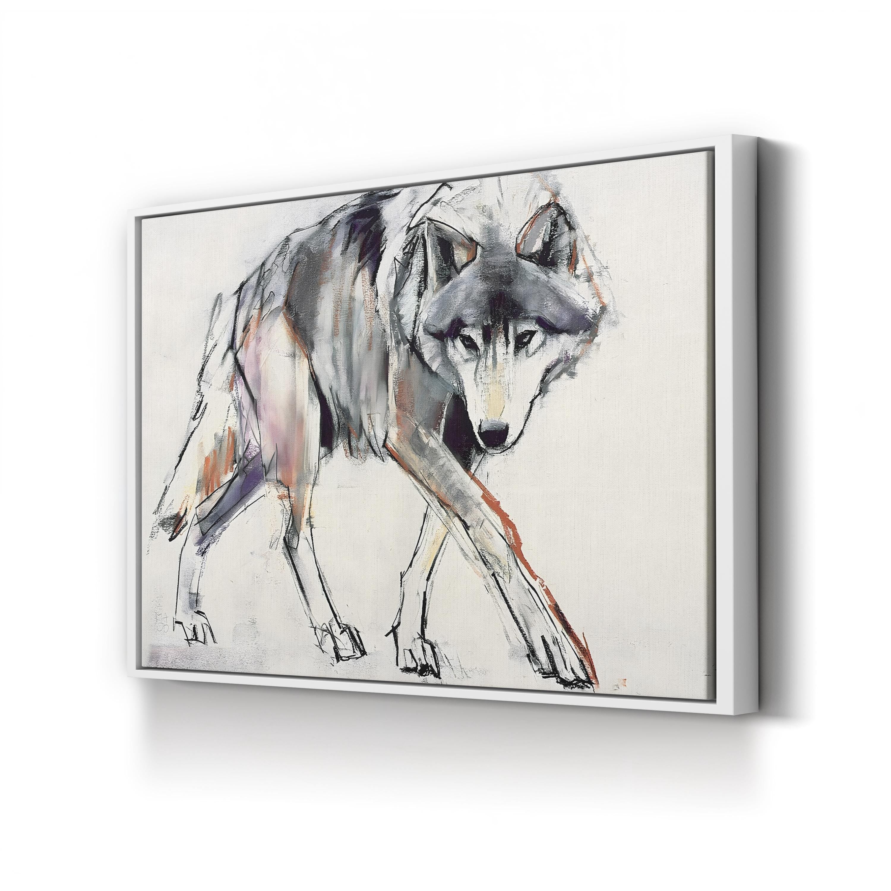 Wolf Wall Art by Mark Adlington