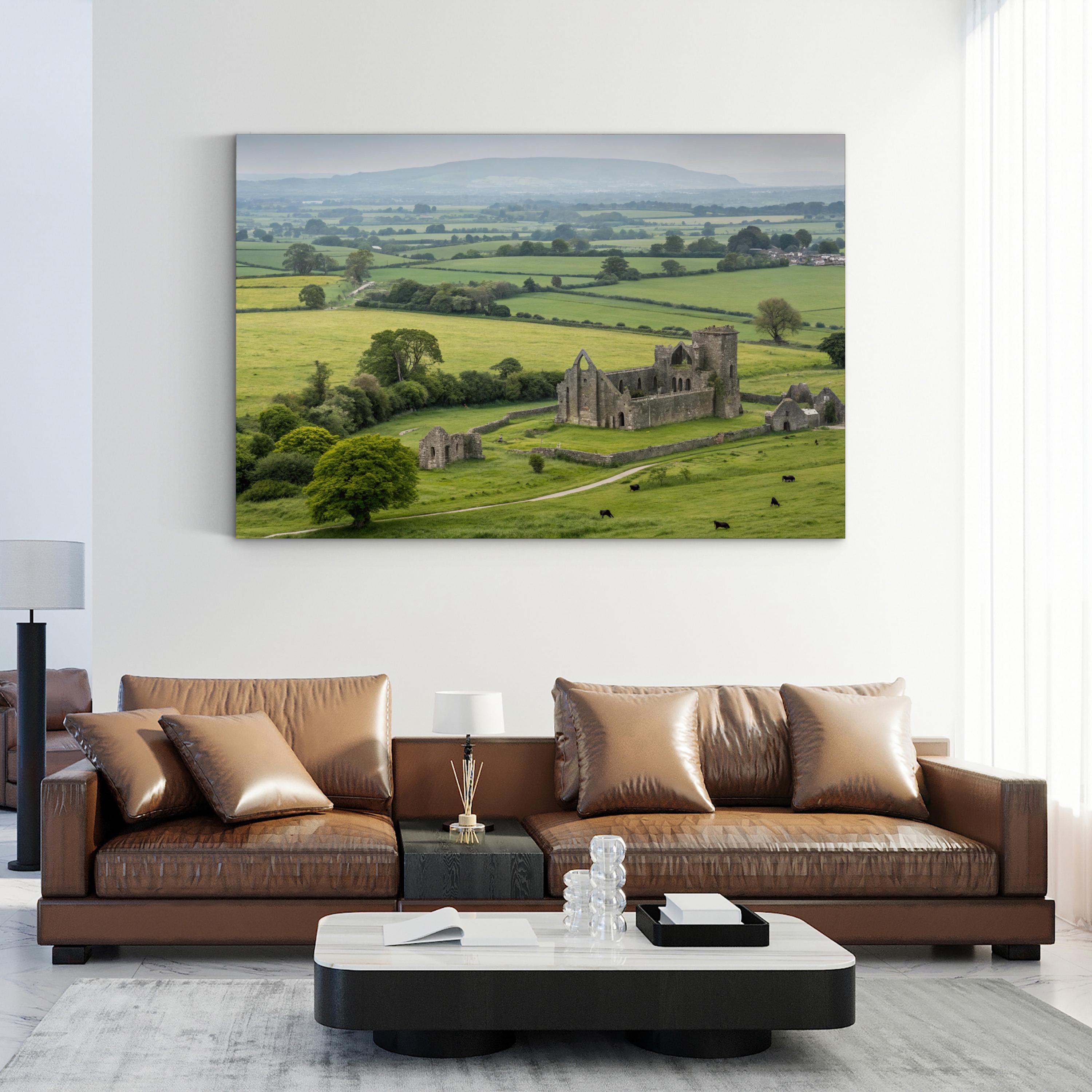 Hore Abbey Ireland Medieval Ruins – Vintage Photography Wall Art | Landscape Canvas Print