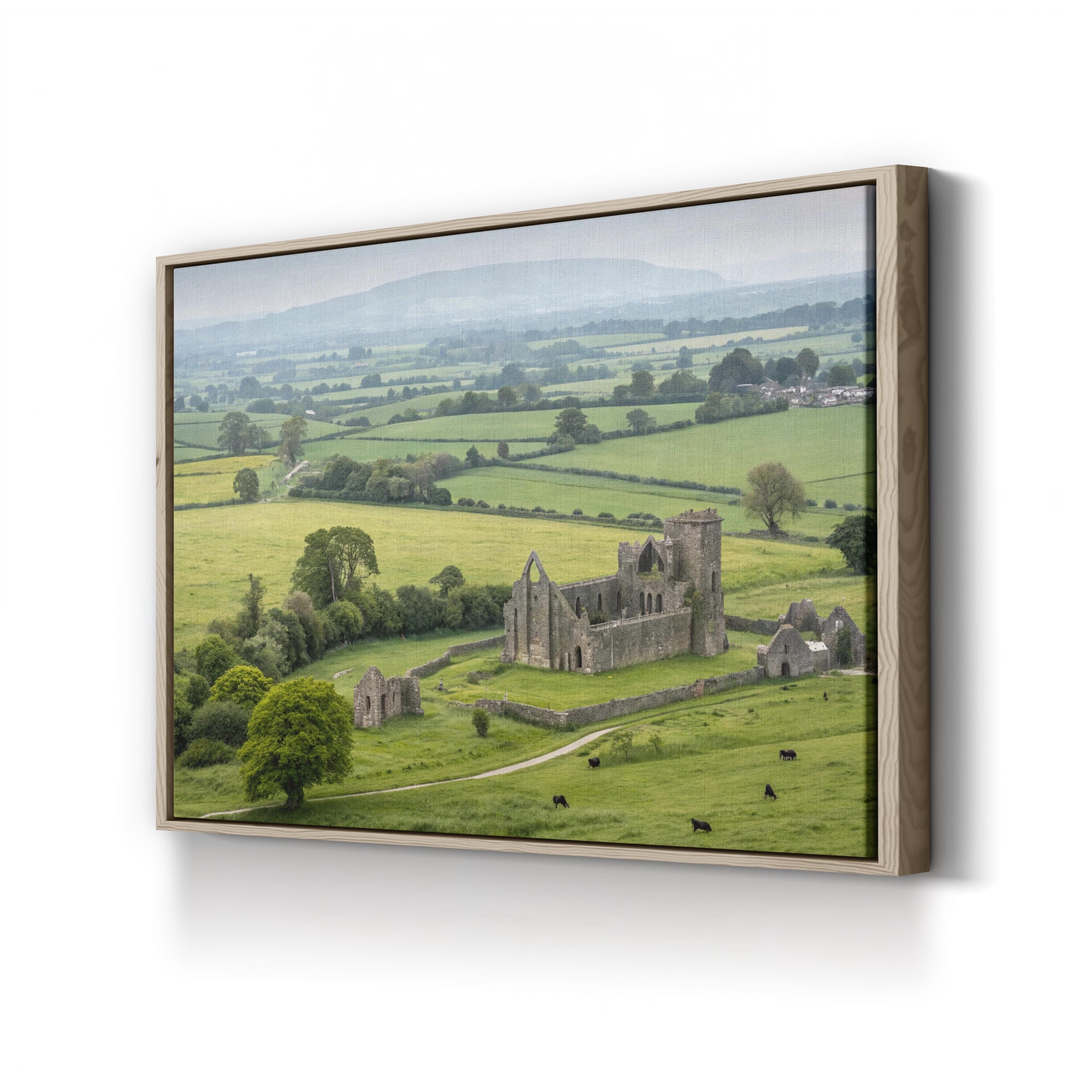Hore Abbey Ireland Medieval Ruins – Vintage Photography Wall Art | Landscape Canvas Print