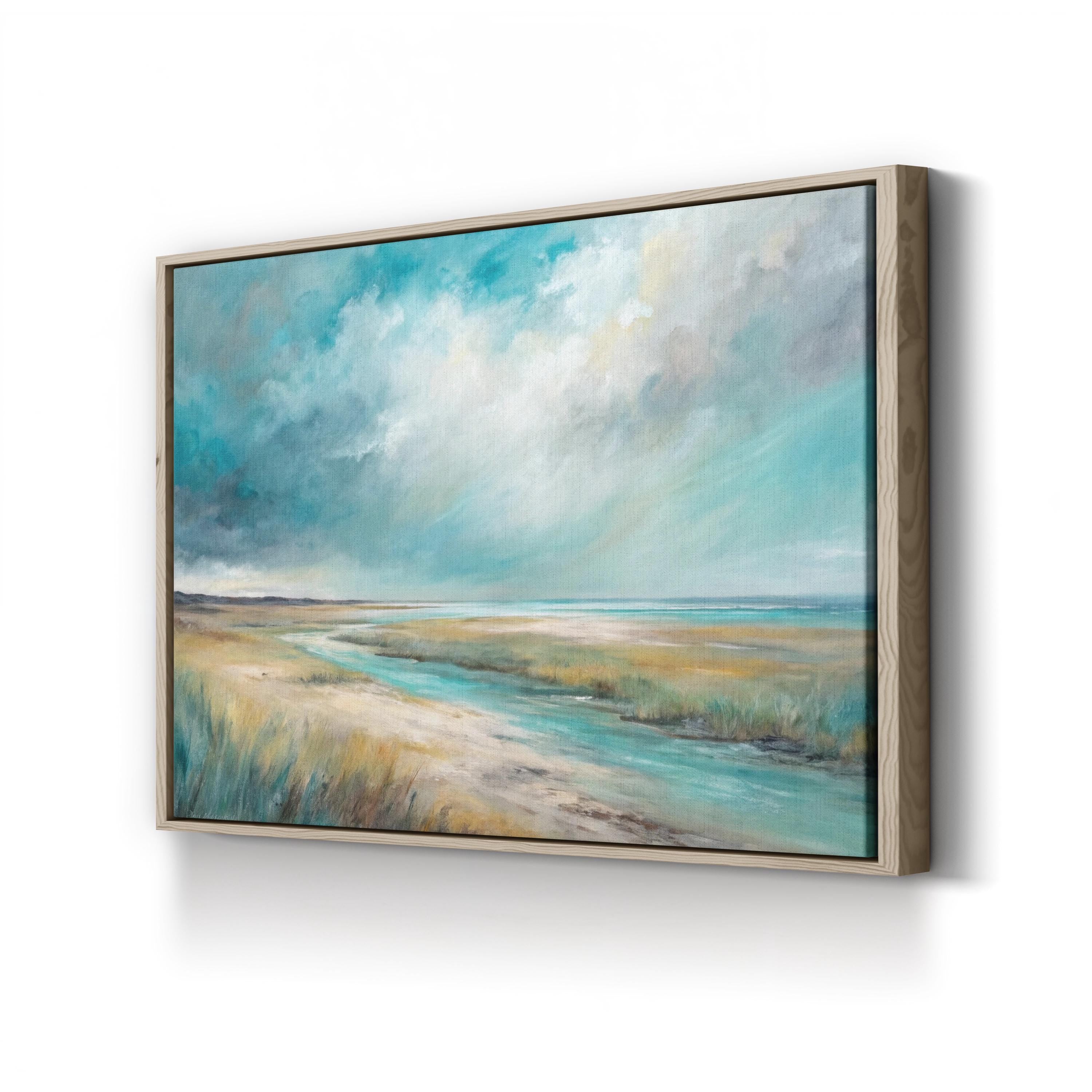 Abstract Ocean Landscape: California Coast Contemporary Coastal Art
