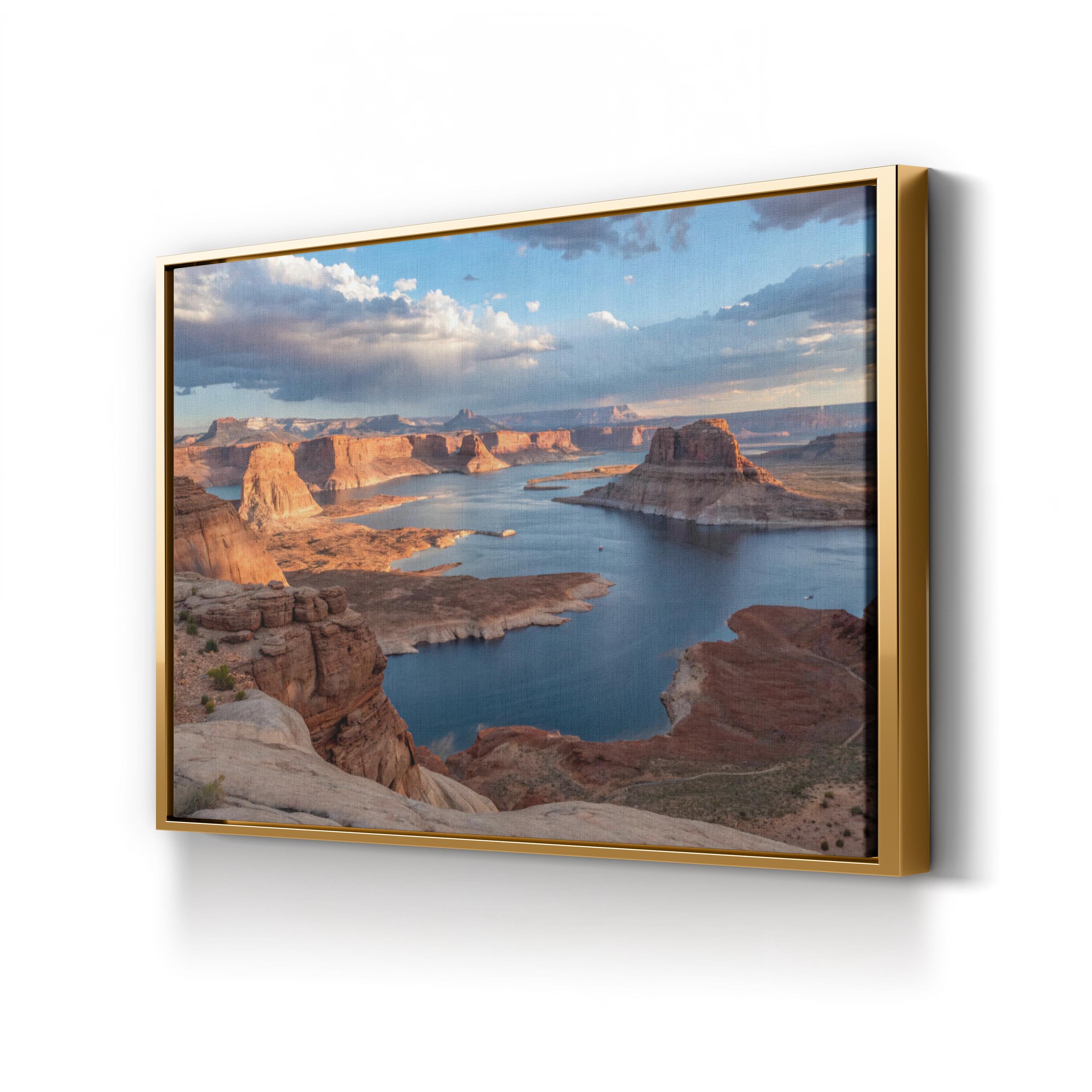Lake Powell, Glen Canyon, Utah & Arizona, USA Wall Art — American Southwest Desert Landscape Canvas Print