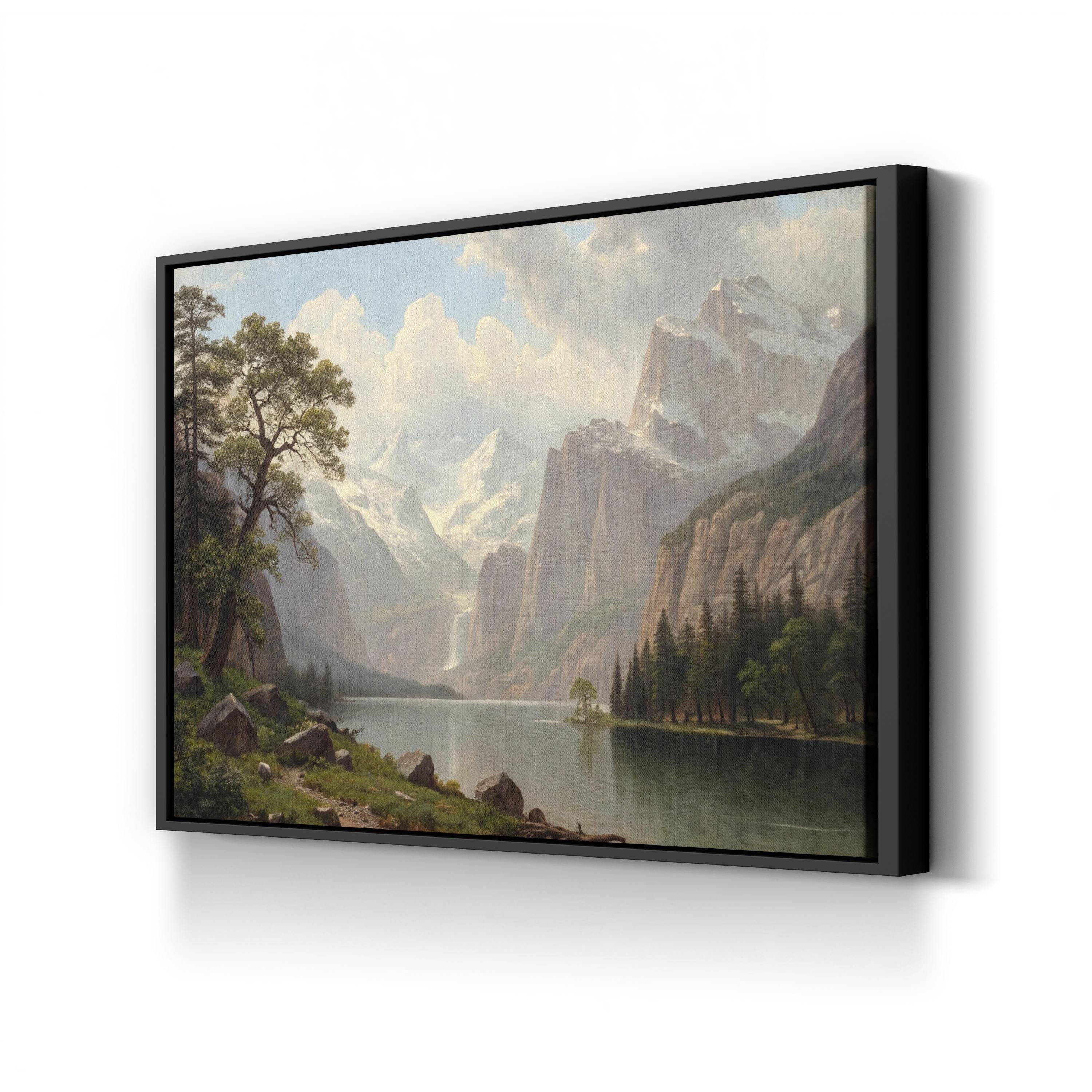 Lake Tahoe, Sierra Nevada, California & Nevada, USA Wall Art — Mountain Alpine Landscape Canvas Print