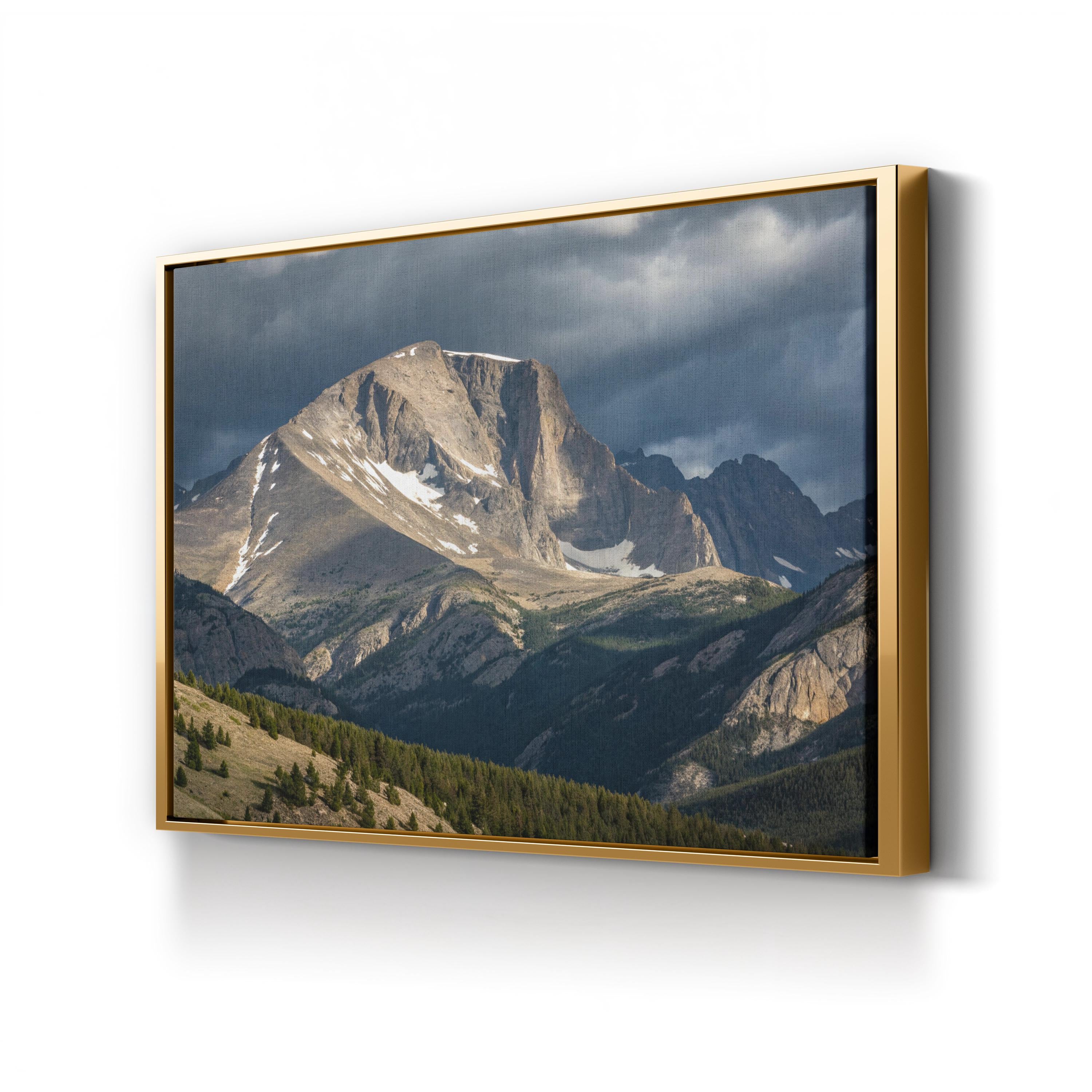 Longs Peak Alpine Light – Vintage Photography Wall Art | Rocky Mountain Canvas Print