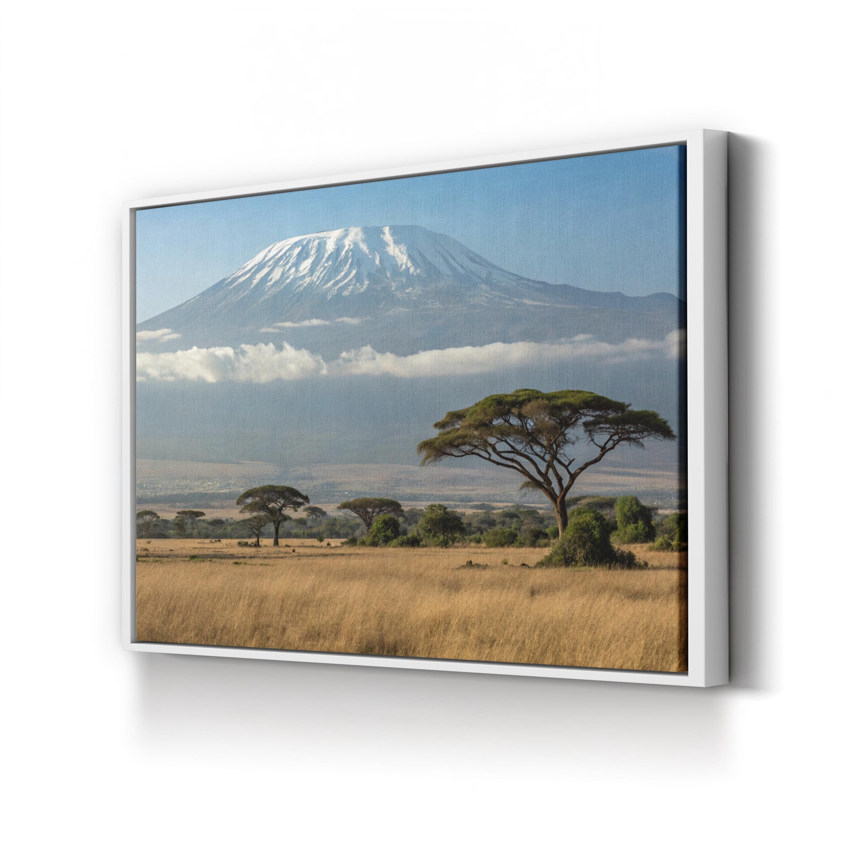 Mount Kilimanjaro, Tanzania Wall Art — African Safari Landscape Canvas Print