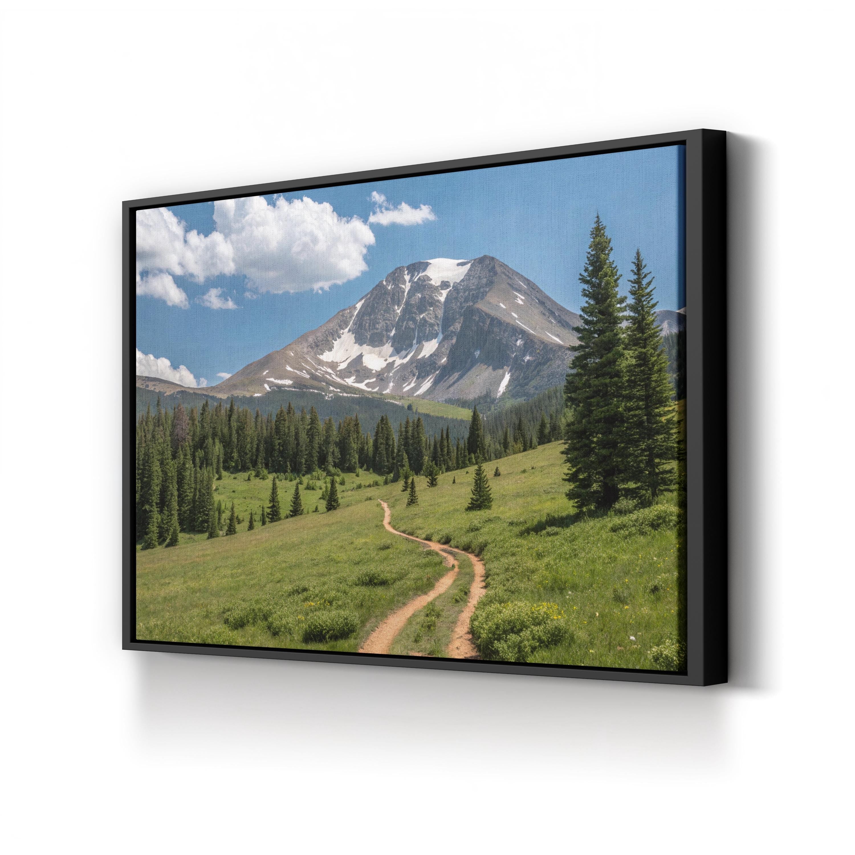 Mt. of the Holy Cross, Colorado – Vintage Photography Wall Art | Mountain Canvas Print