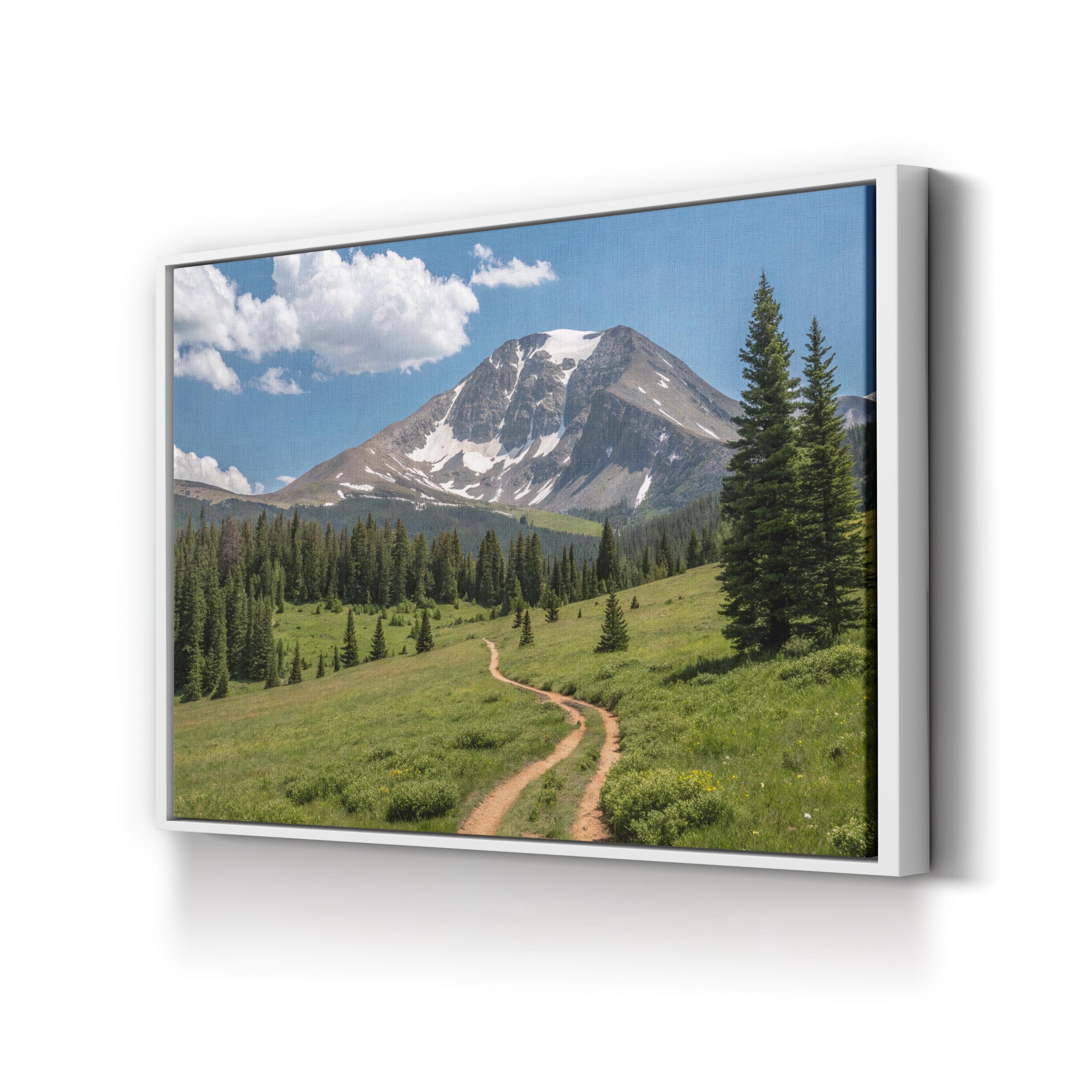 Mt. of the Holy Cross, Colorado – Vintage Photography Wall Art | Mountain Canvas Print