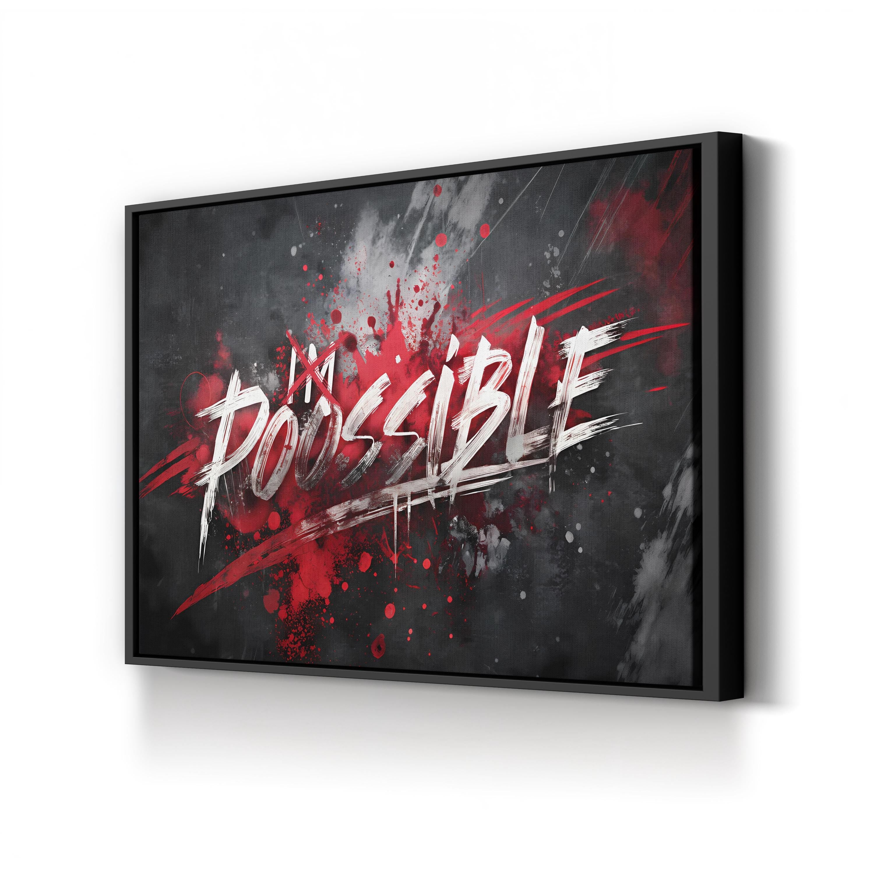 Anything Is Possible Inspirational Motivational Wall Art