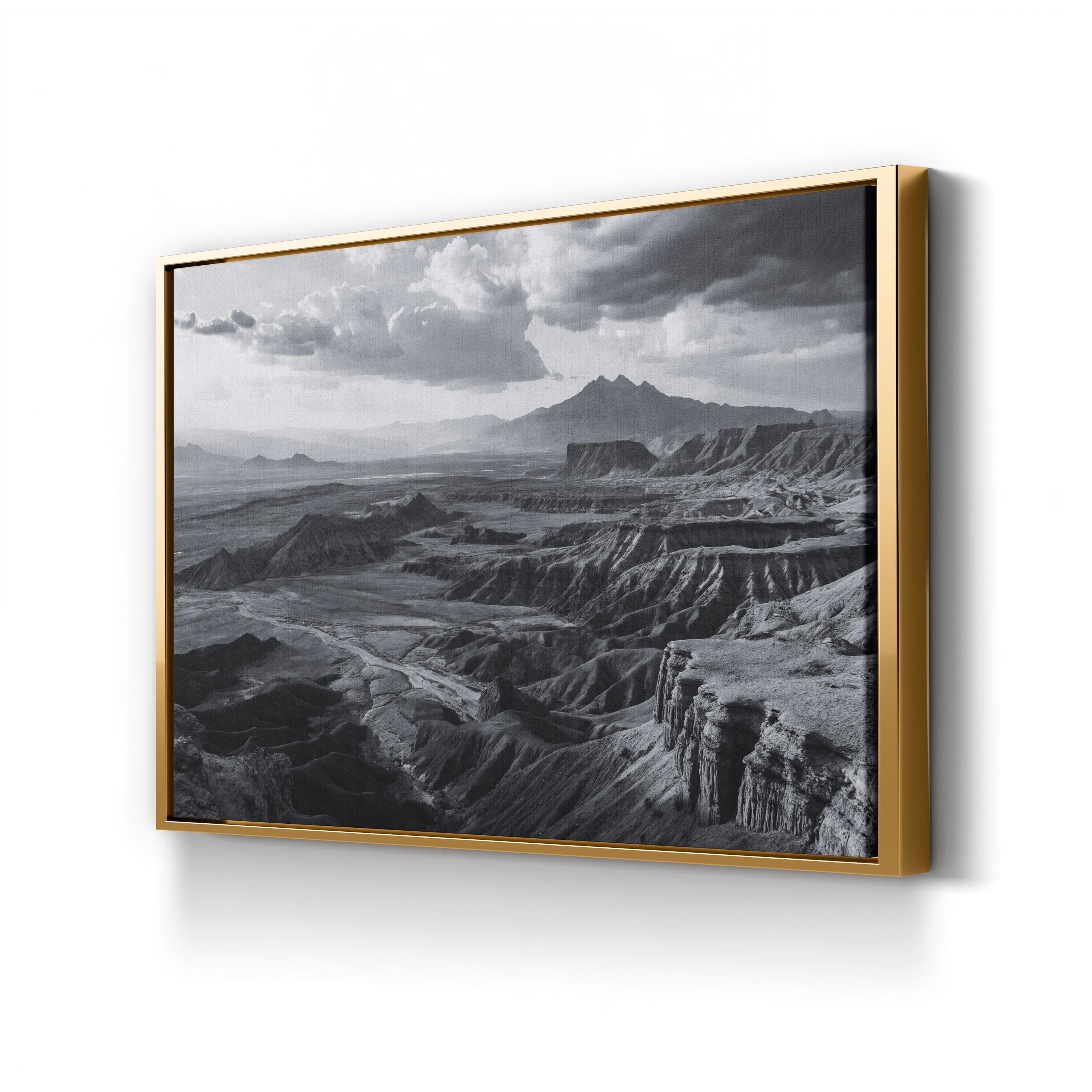 Anza Borrego Desert Black and White – Vintage Photography Wall Art | Scenic Landscape Canvas Print