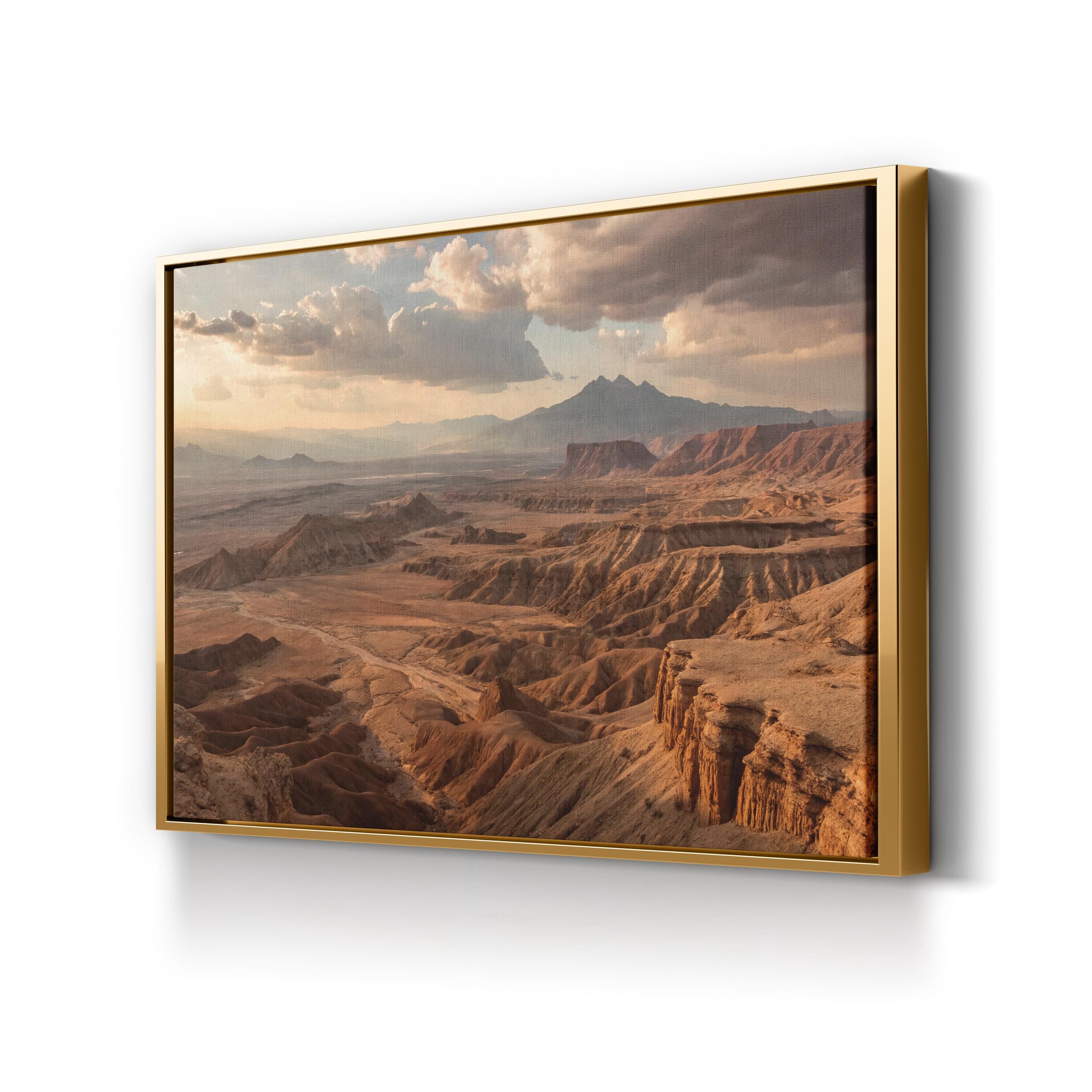 Anza Borrego Desert Landscape – Vintage Photography Wall Art | Scenic Nature Canvas Print