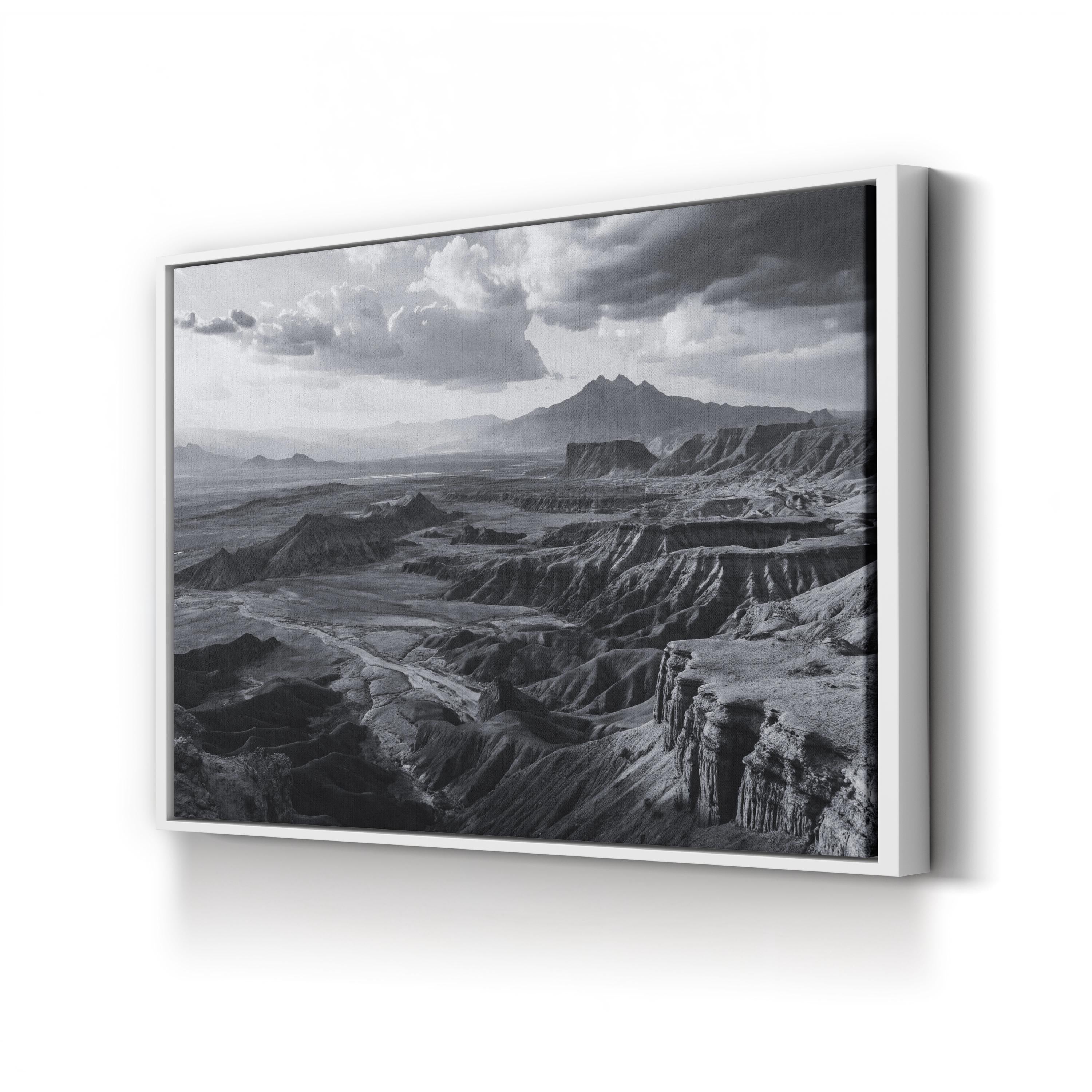 Anza Borrego Desert Black and White – Vintage Photography Wall Art | Scenic Landscape Canvas Print