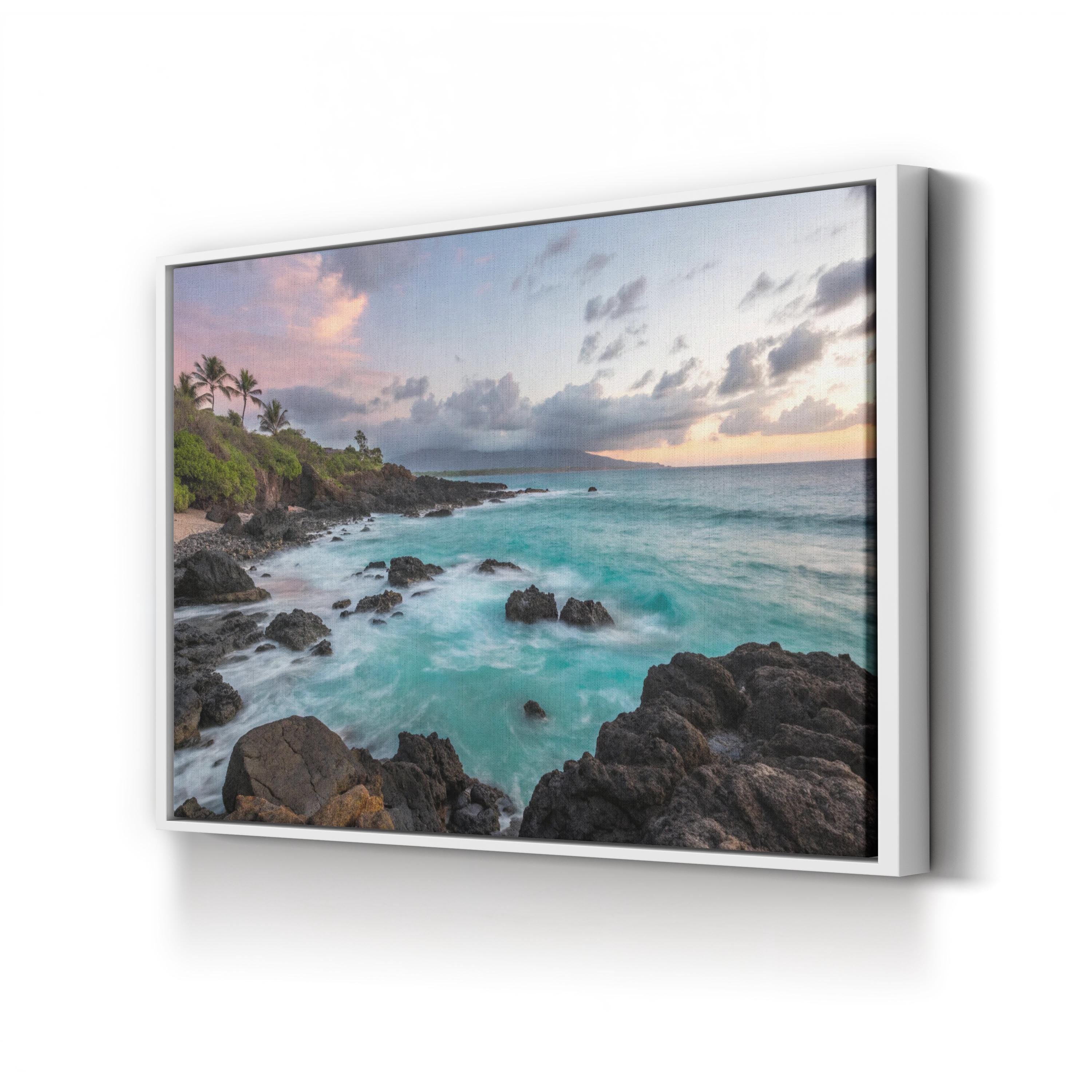 Pastel Ocean Beach at Peninsula State Park, Wisconsin Wall Art: Coastal Landscape Canvas