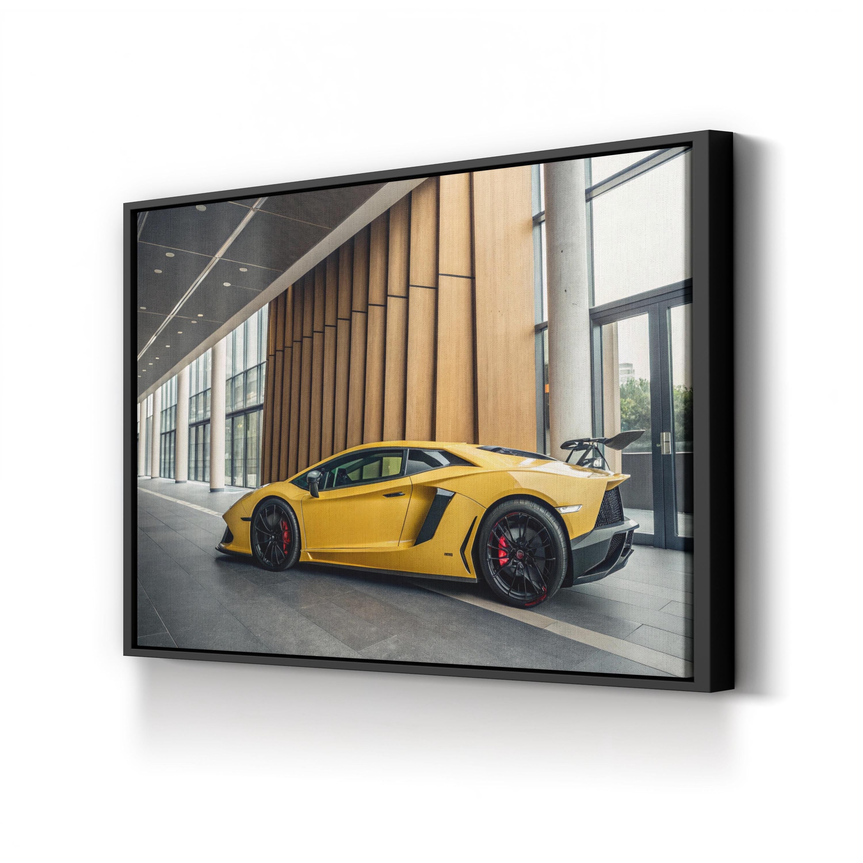 Pikachu Race Car – Period Illustration Wall Art | Automotive Pop Canvas Print