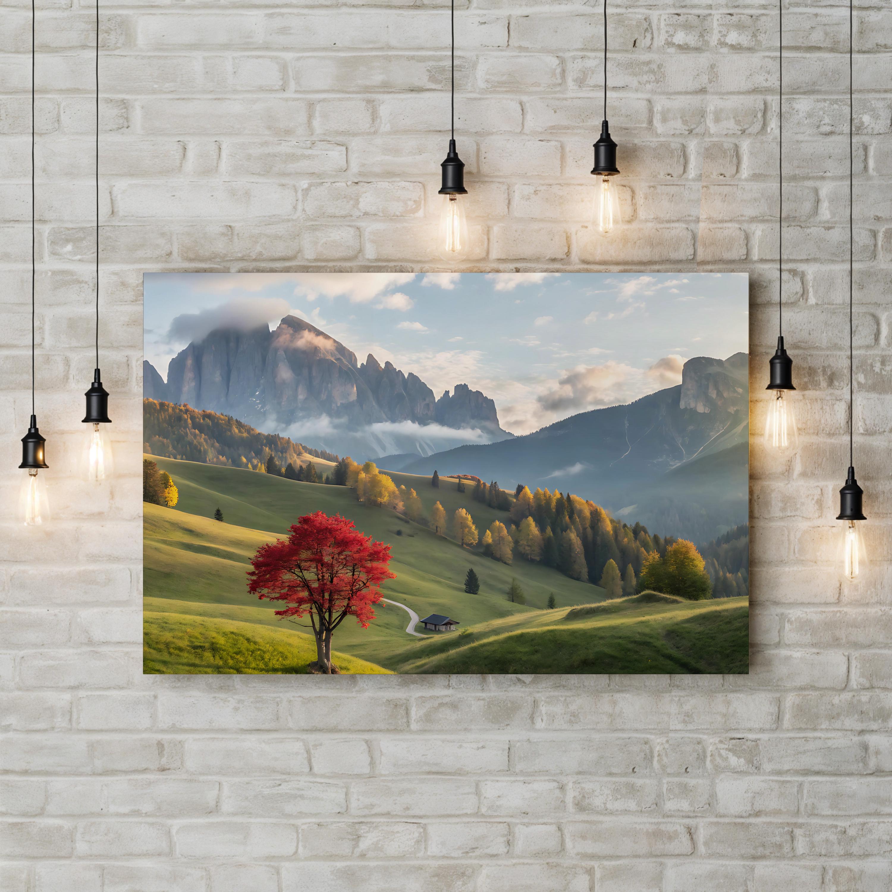 Tatra Mountains Autumn – Vintage Photography Wall Art | Slovakia Landscape Canvas Print