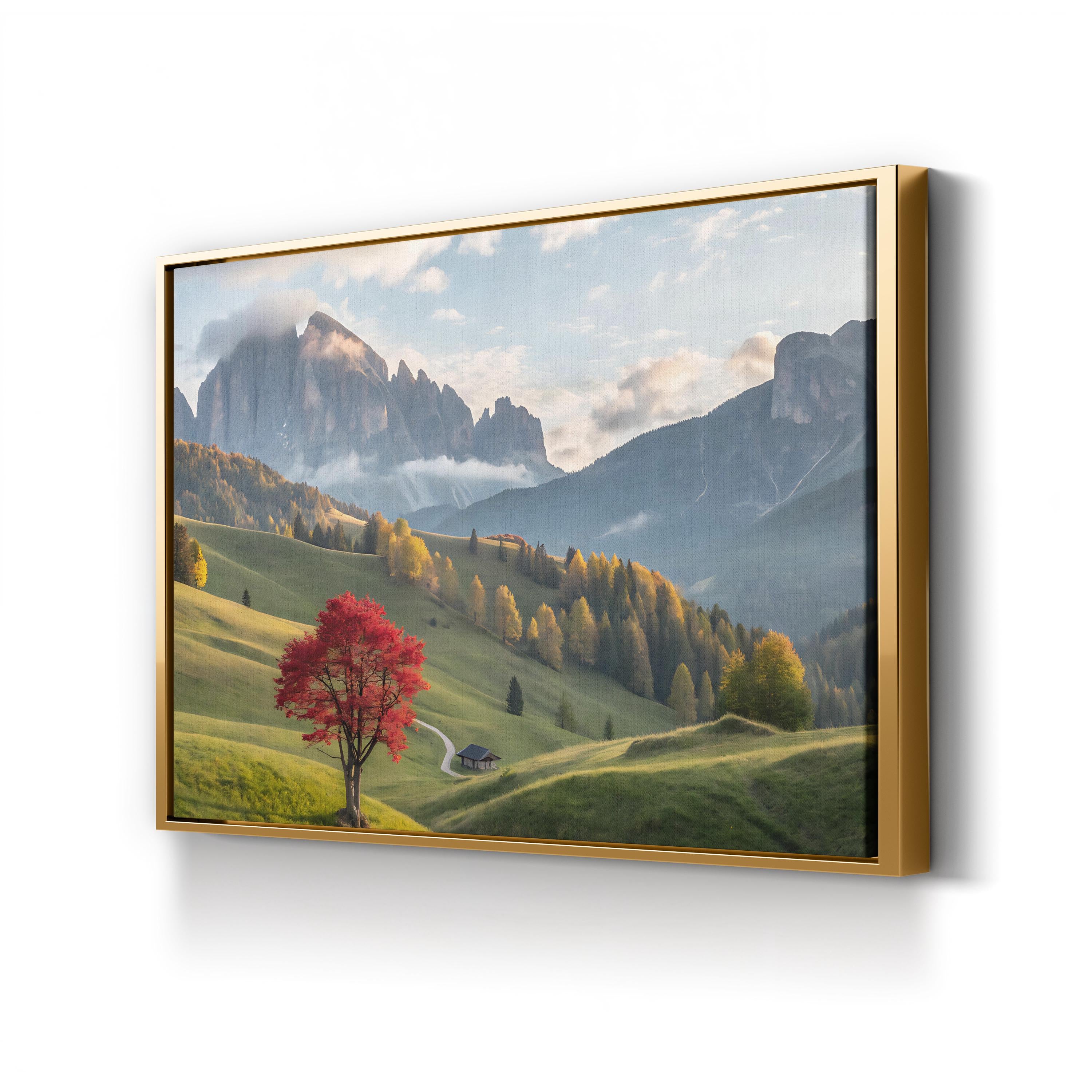 Tatra Mountains Autumn – Vintage Photography Wall Art | Slovakia Landscape Canvas Print