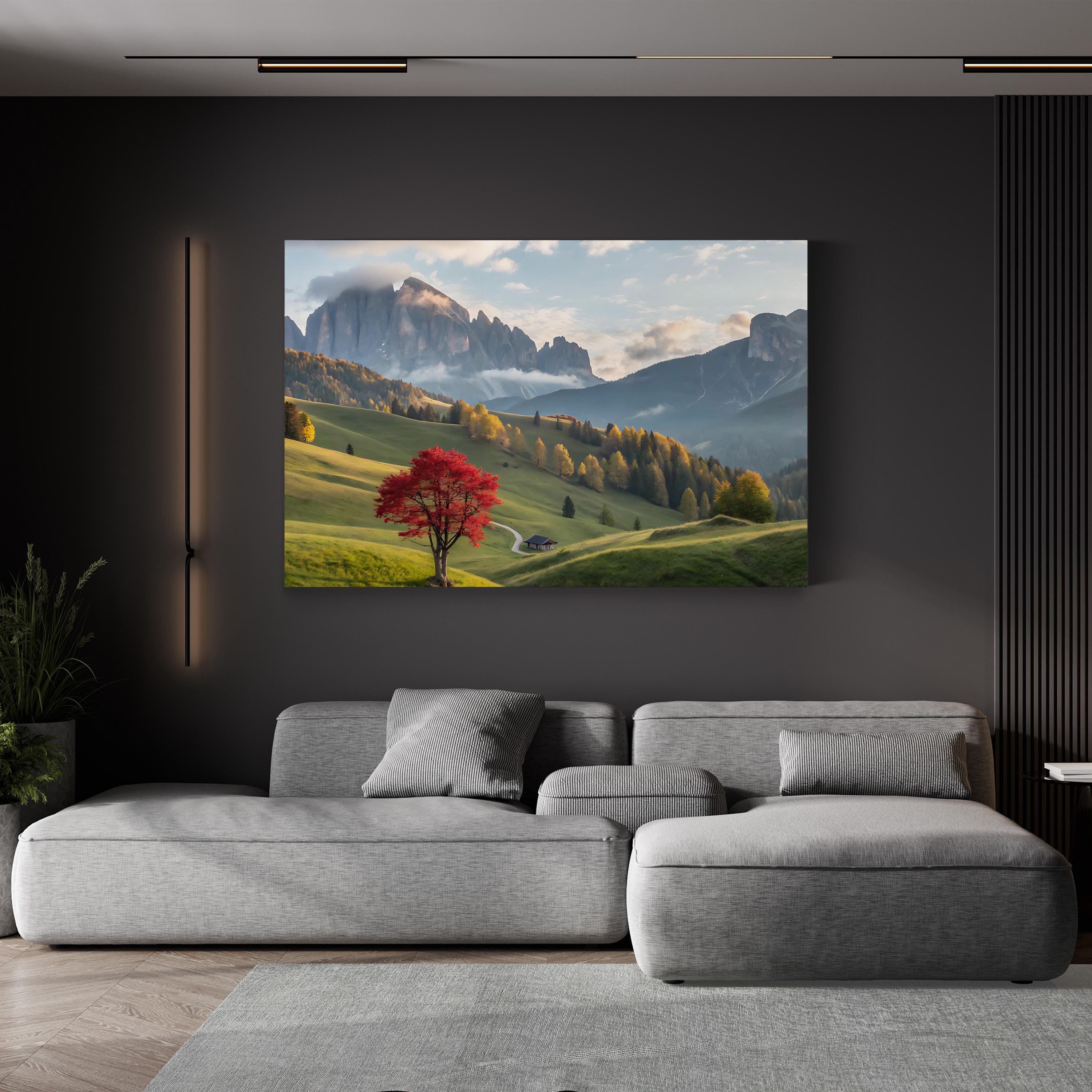 Tatra Mountains Autumn – Vintage Photography Wall Art | Slovakia Landscape Canvas Print