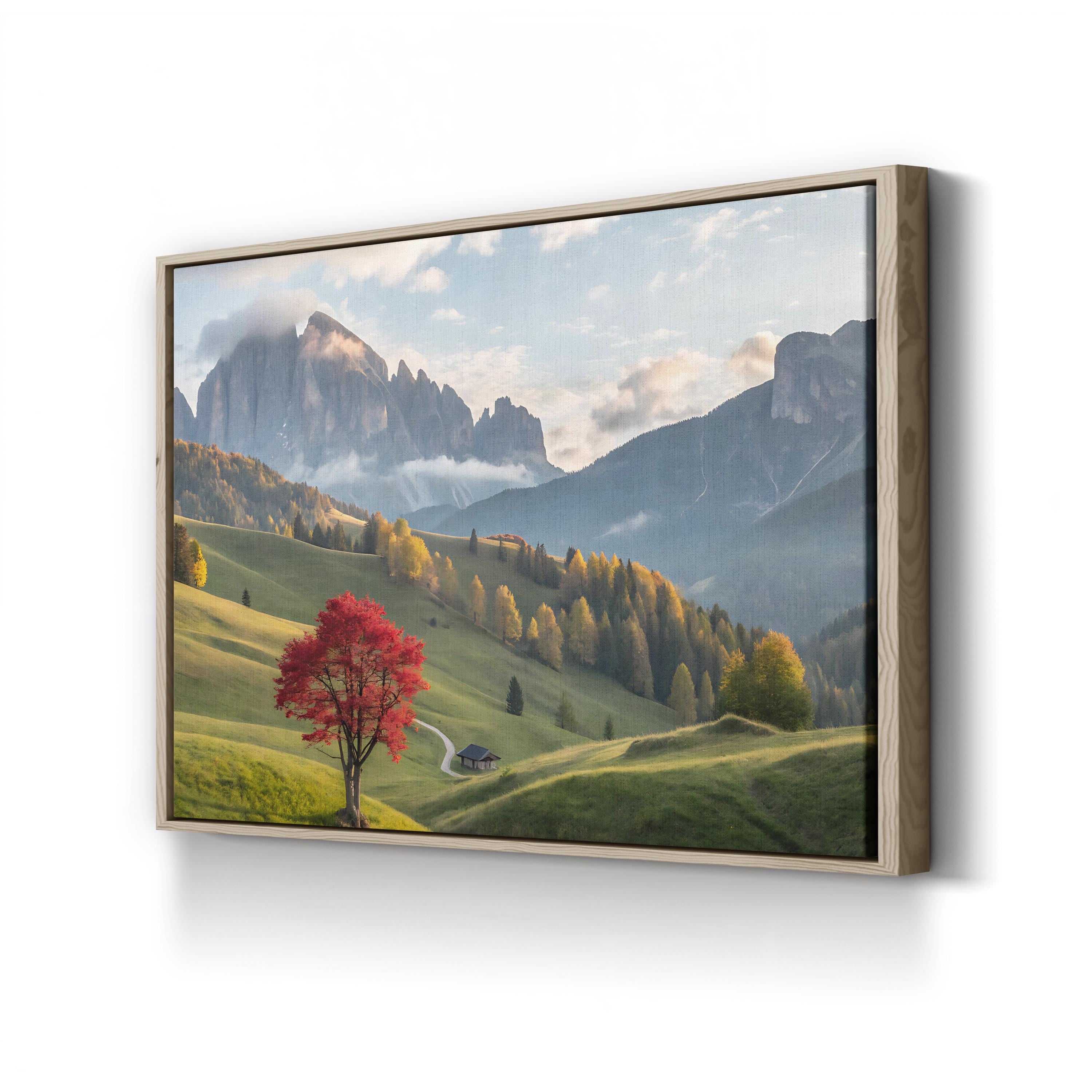 Tatra Mountains Autumn – Vintage Photography Wall Art | Slovakia Landscape Canvas Print