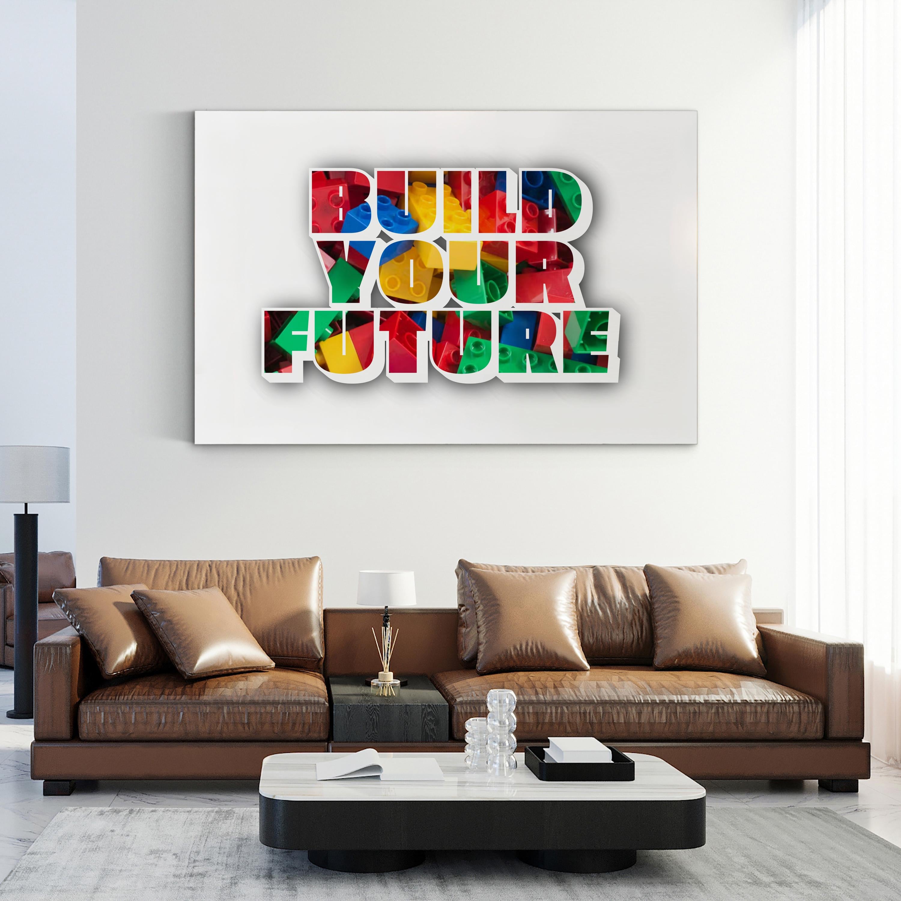 Build Your Future Inspirational Motivational Wall Art
