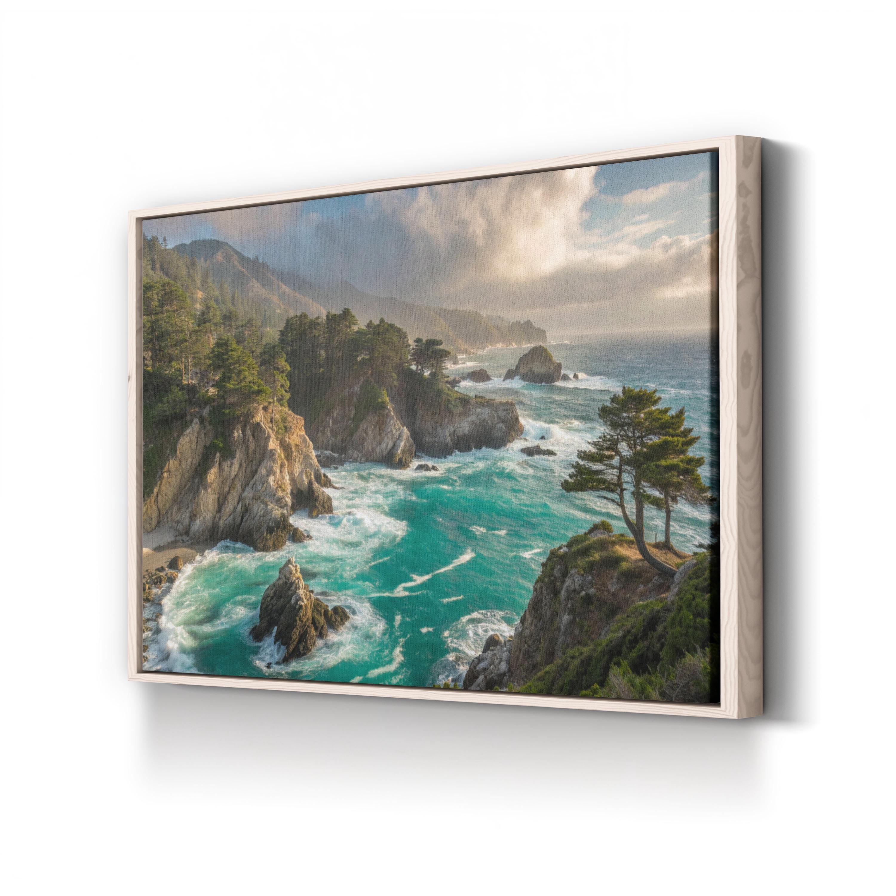 Point Lobos State Natural Reserve, Carmel-by-the-Sea, California Canvas Print: Coastal Pacific Ocean Landscape Wall Art