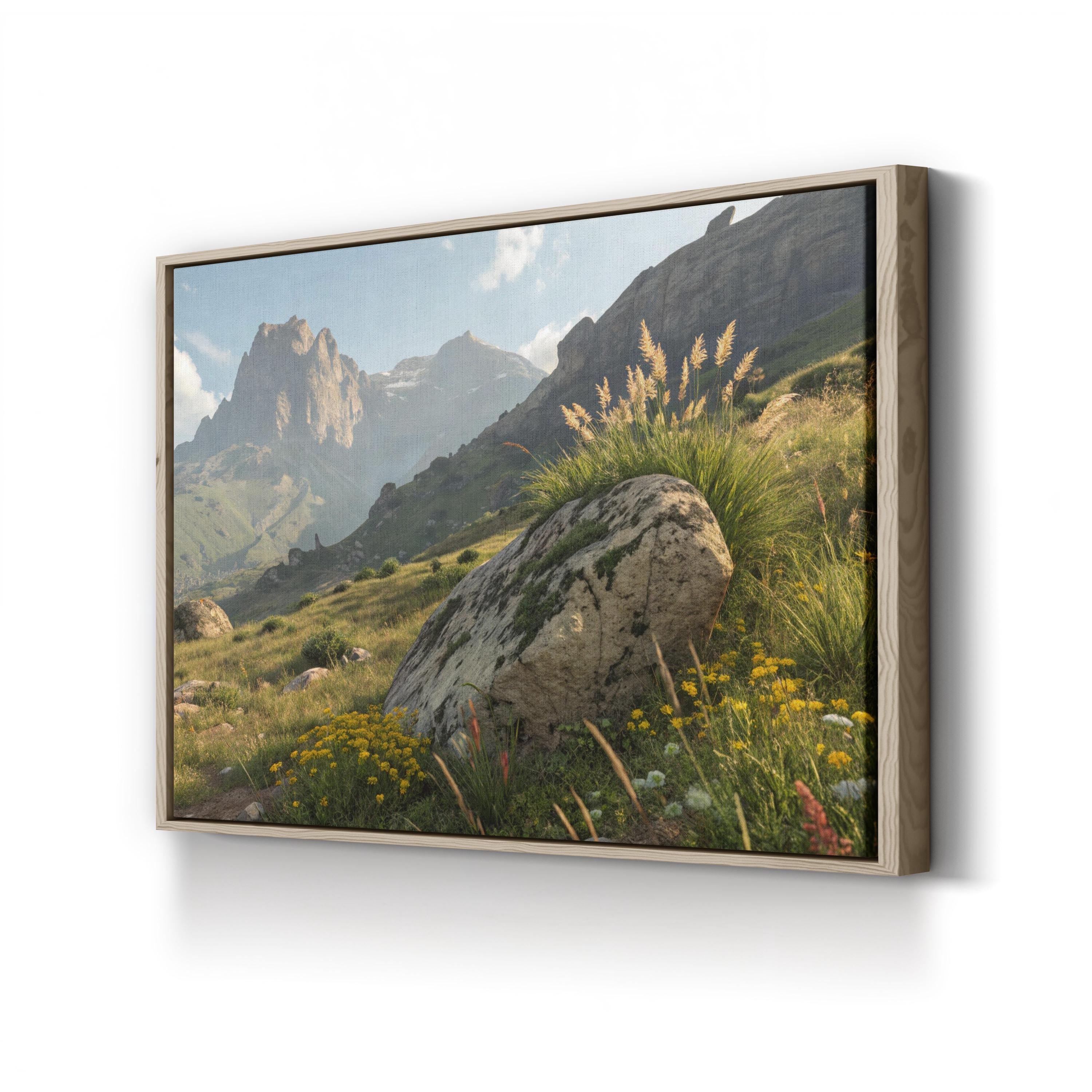 Desert Mountain Majestic – Vintage Photography Wall Art | Landscape Canvas Print