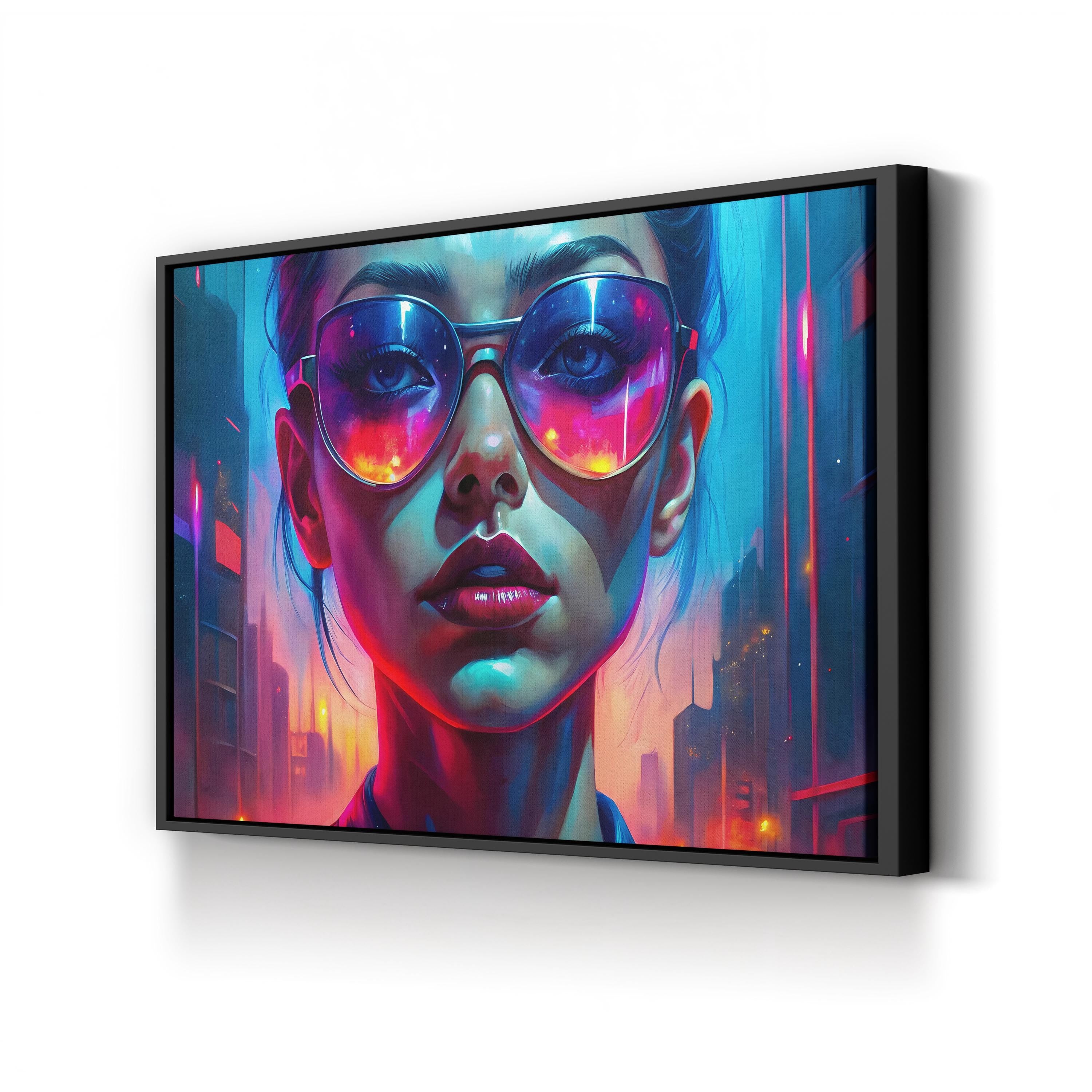 Graffiti Drip Art Canvas – Black, White & Gold Wall Art