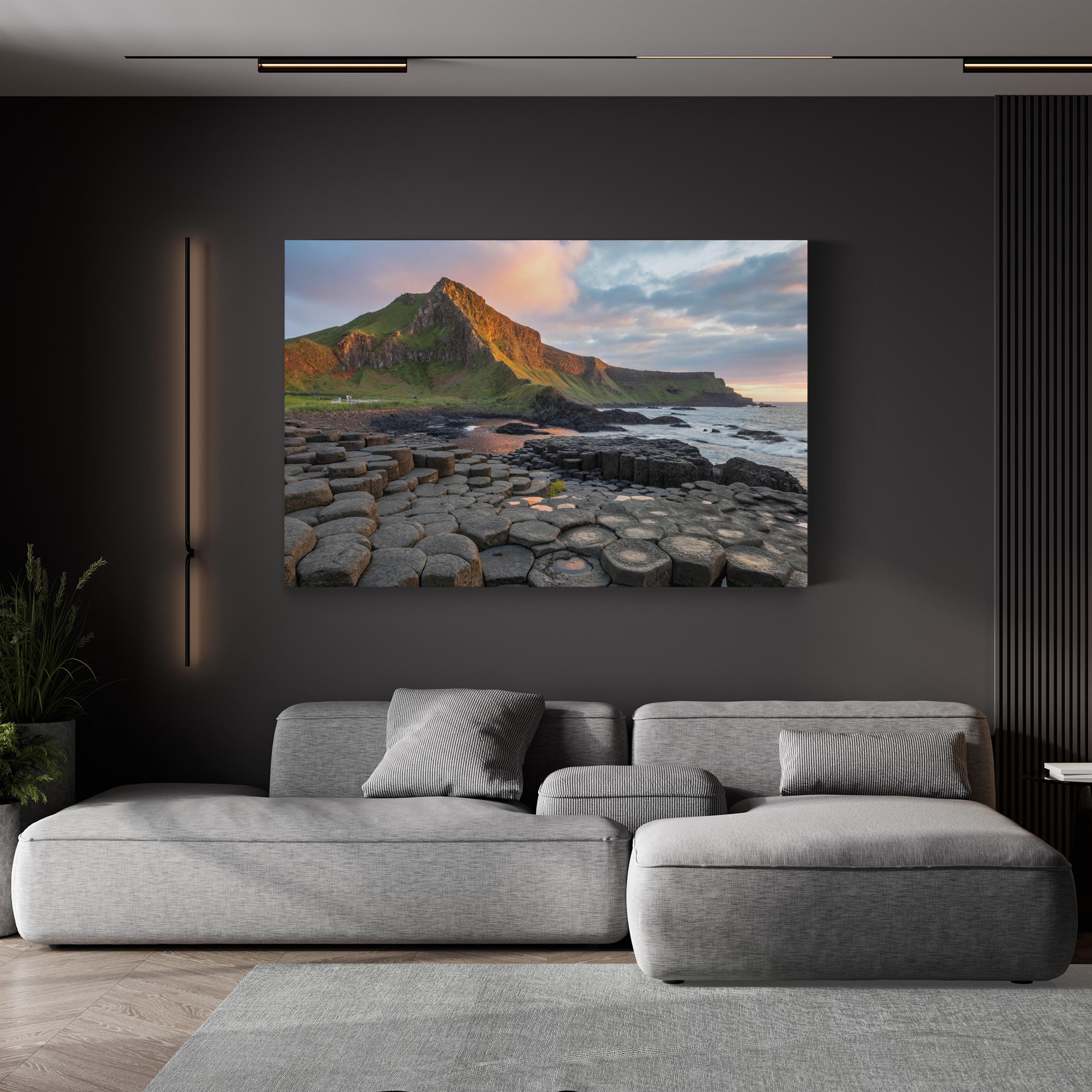 Majestic Mountain Giant – Vintage Photography Wall Art | Dramatic Landscape Canvas Print