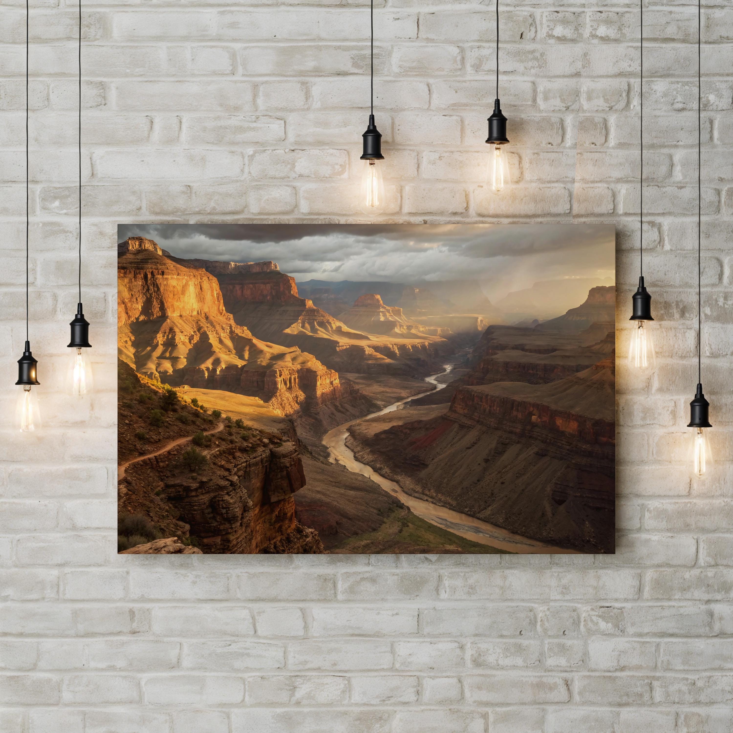 Grand Canyon Arizona – Vintage Photography Wall Art | Desert Landscape Canvas Print