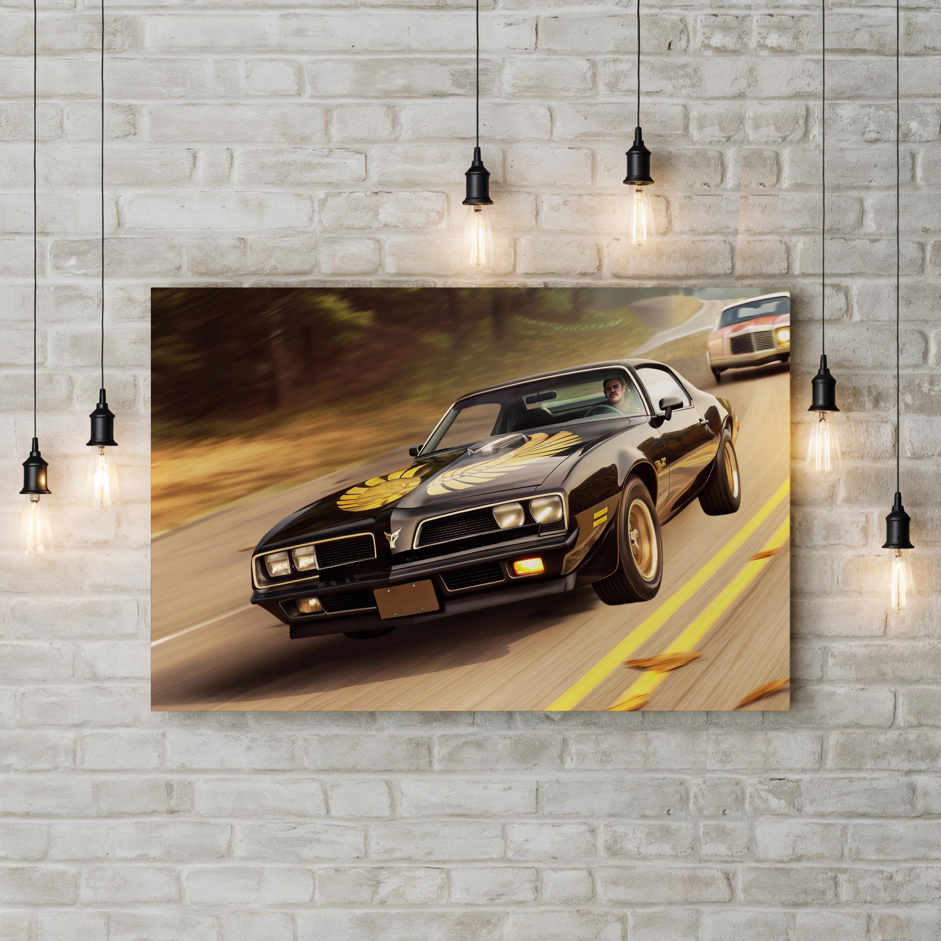 Smokey & the Bandit Muscle Car – Vintage Photography Wall Art | Automotive Canvas Print