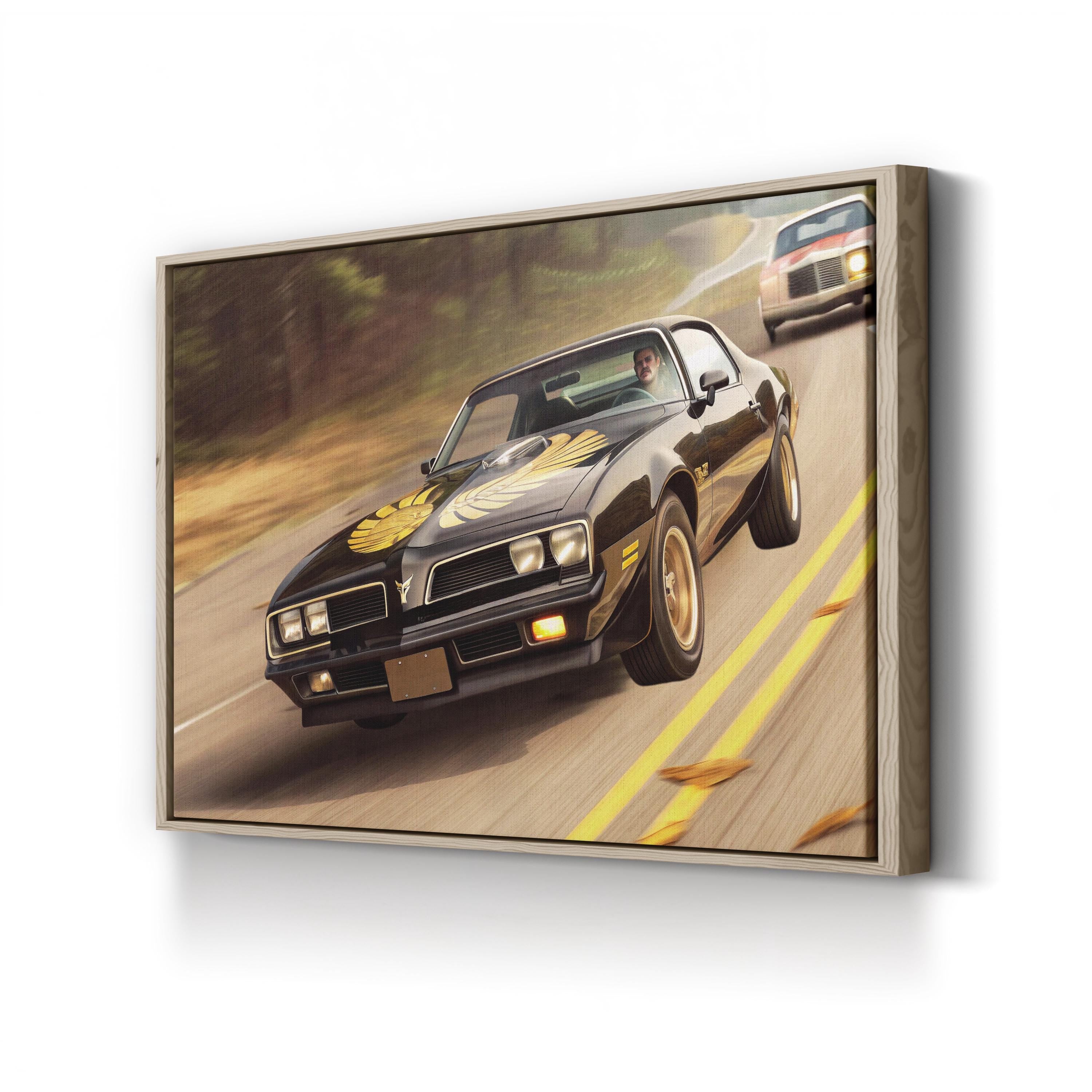 Smokey & the Bandit Muscle Car – Vintage Photography Wall Art | Automotive Canvas Print
