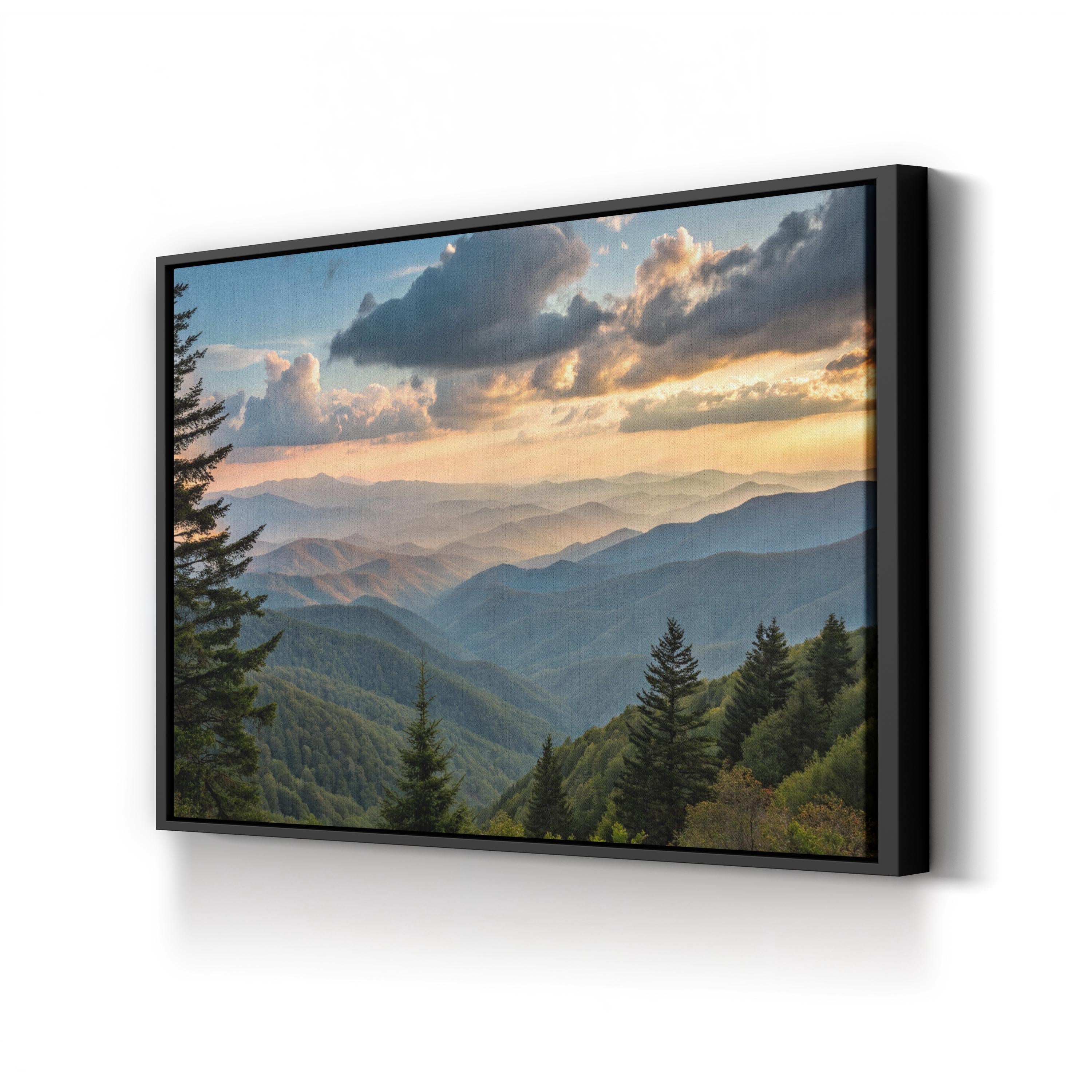 Smoky Mountains – Vintage Photography Wall Art | Scenic Landscape Canvas Print