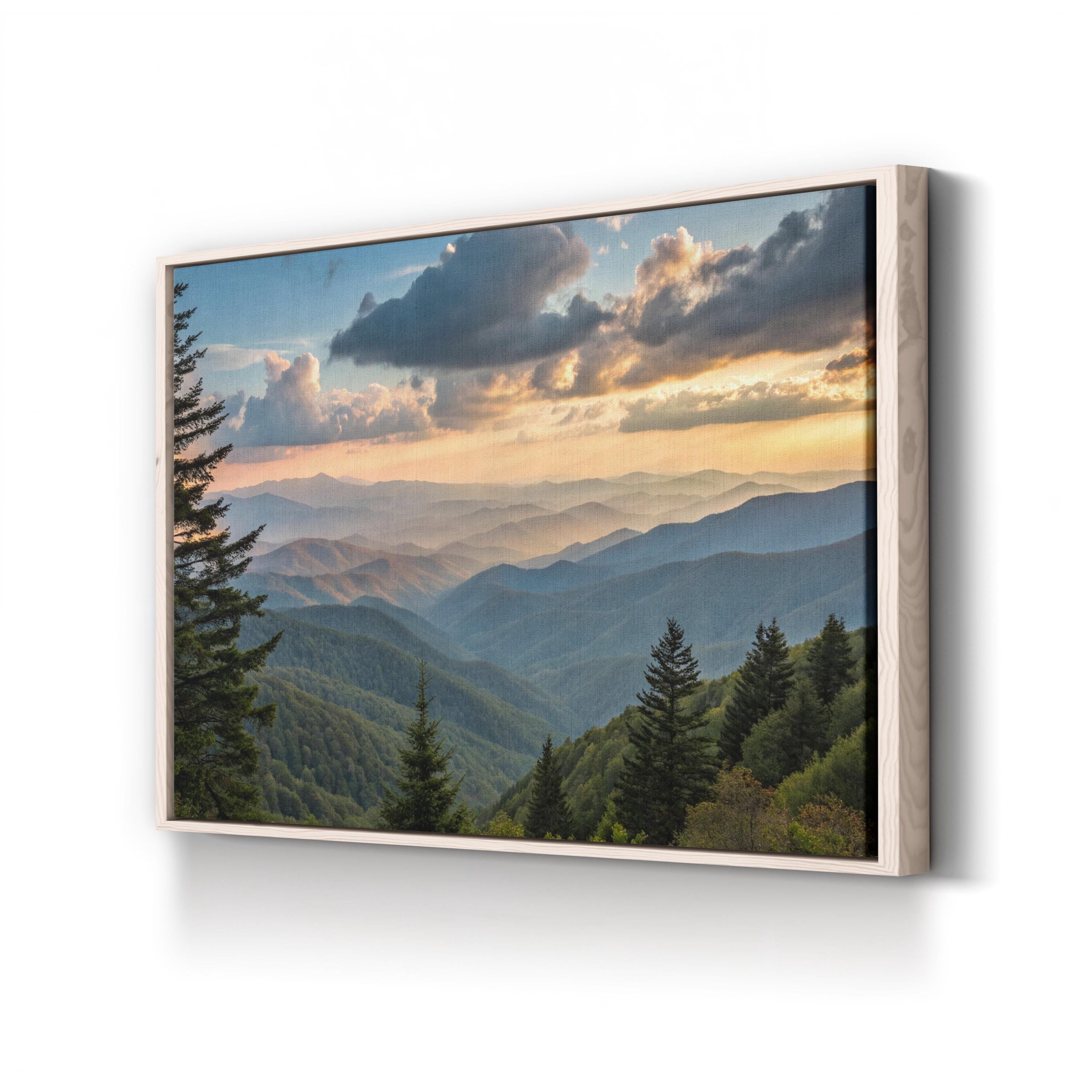 Smoky Mountains – Vintage Photography Wall Art | Scenic Landscape Canvas Print