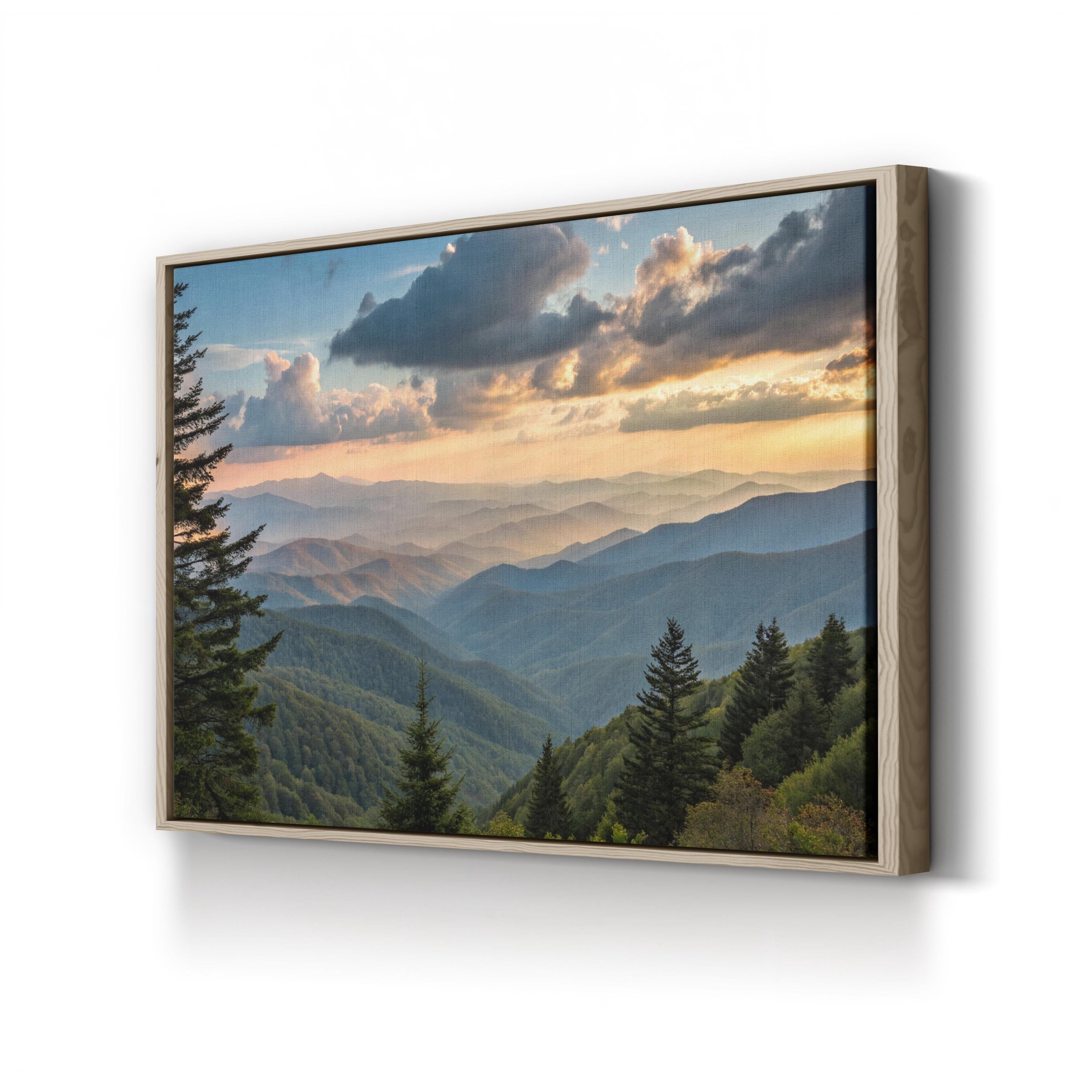 Smoky Mountains – Vintage Photography Wall Art | Scenic Landscape Canvas Print