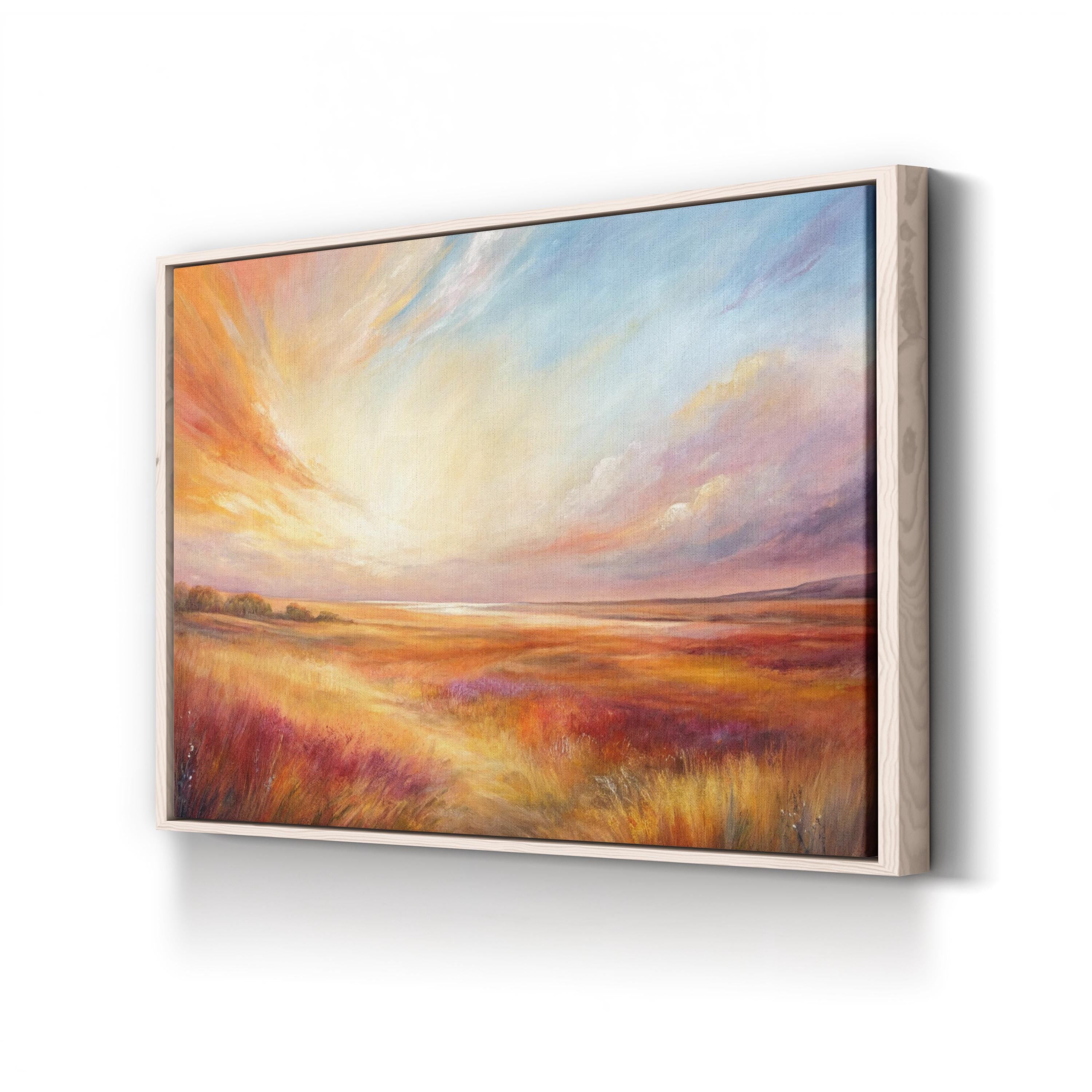 Pastel Sky Clouds – Period Illustration Wall Art | Inspirational Canvas Print