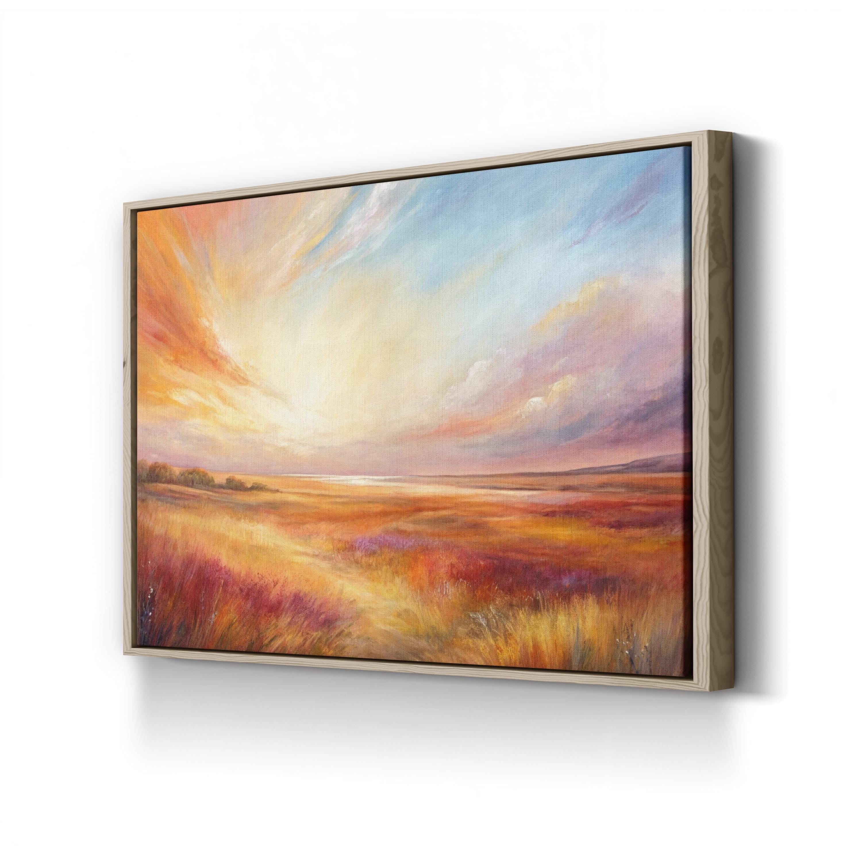 Pastel Sky Clouds – Period Illustration Wall Art | Inspirational Canvas Print